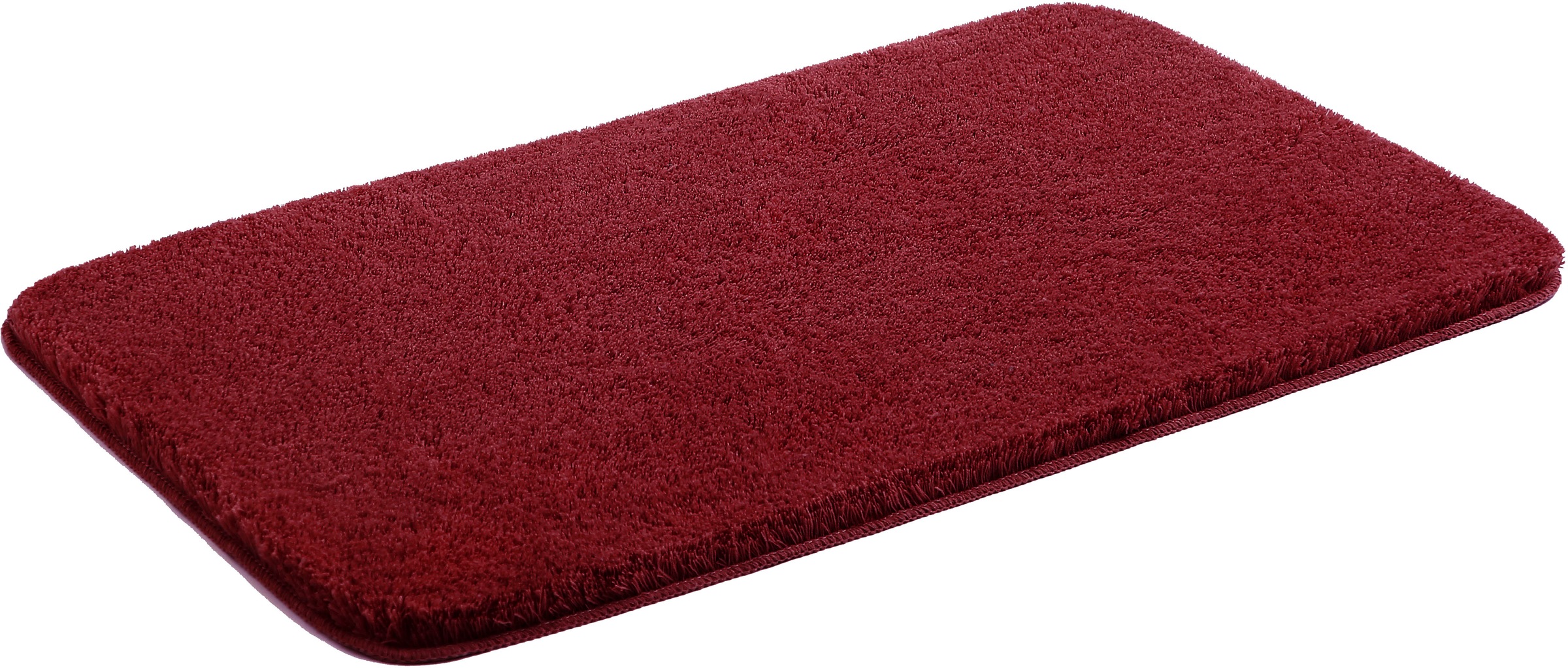 OTTO home Badematte "Merida, Badvorleger, Badezimmer Teppich" Höhe 32 mm rutschhemmend beschichtet fußbodenheizungsgeeignet  schnell trocknend  strapazierfähig Badteppich, Uni Farben, rechteckig, rund & als 2-tlg. Set erhältlich