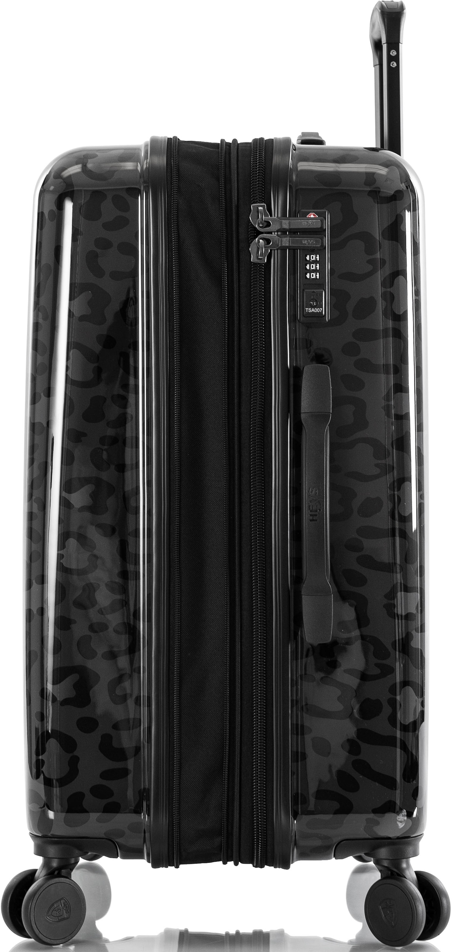 Heys Hartschalen-Trolley »Leopard, 66 cm«, 4 Rollen, Heys x Joachim Llambi Hartschalen-Koffer Volumenerweiterung