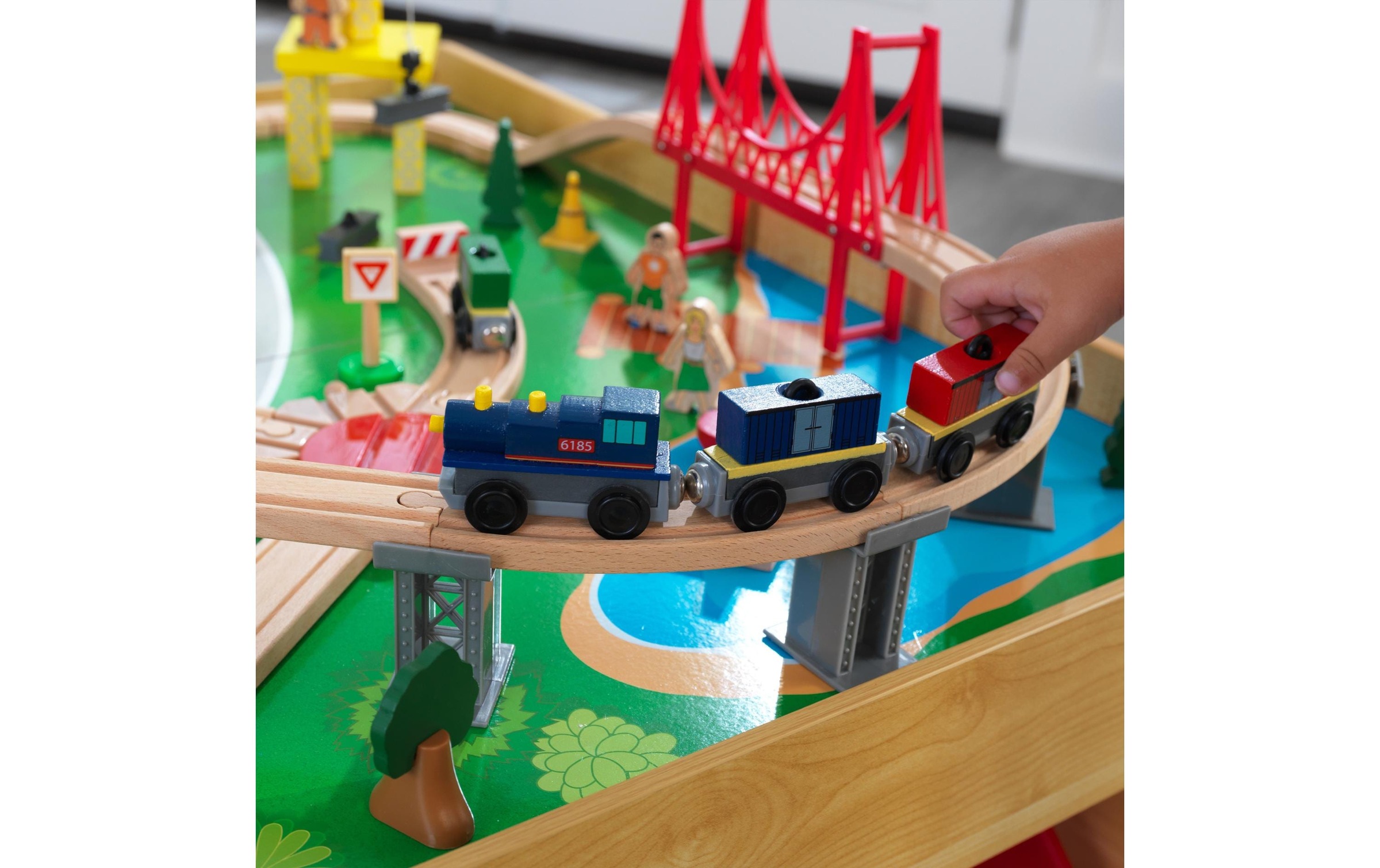 KidKraft® Spielzeug-Eisenbahn »Spieltisch Waterfall Mountain 120 Teile«