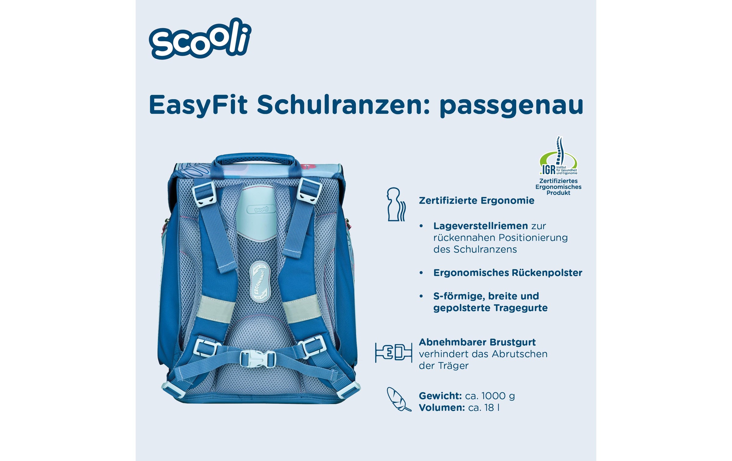 Scooli Schulranzen »5-teilig Lilo & Stitch, 18 l«