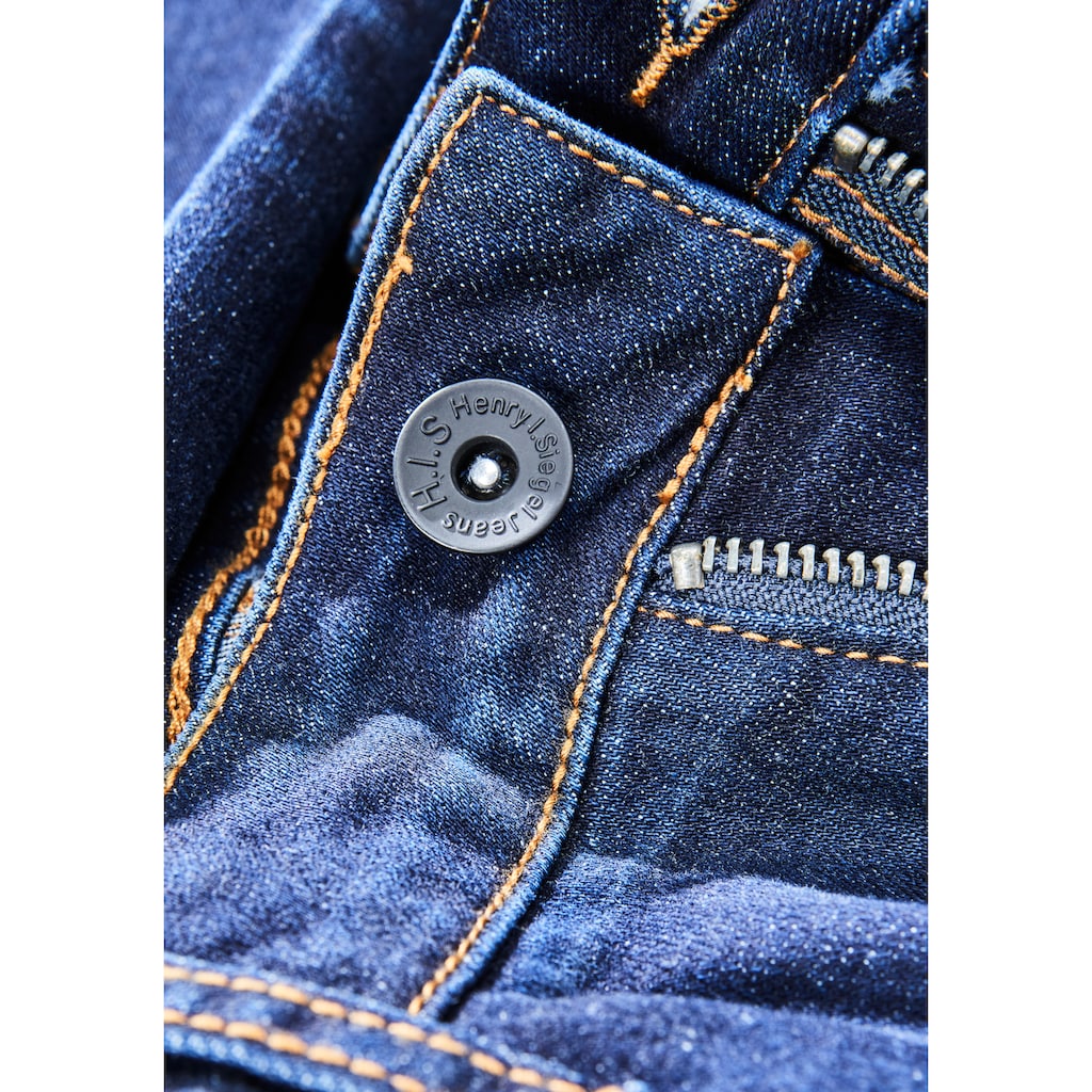 H.I.S Bootcut-Jeans »BOOTH«, (Set, mit abnehmbarem Gürtel), Ökologische, wassersparende Produktion durch Ozon Wash