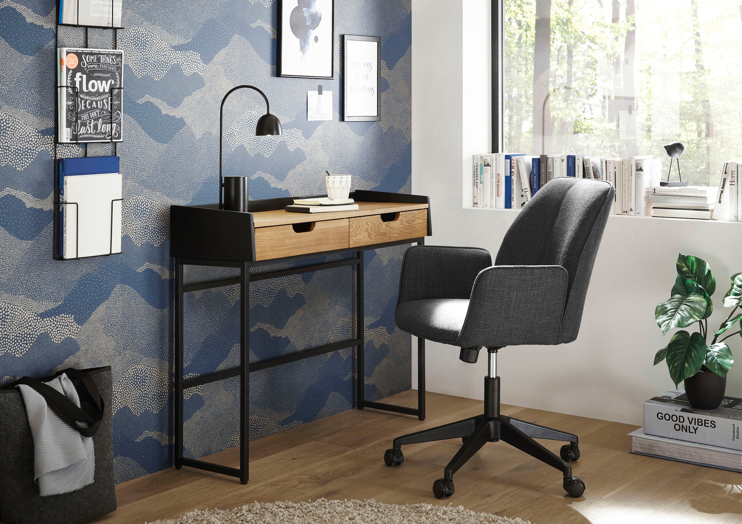MCA furniture Bürostuhl »O-Pemba«, Stoffbezug, stufenlos mit verstellbar Bürostuhl Webstoff, online Jelmoli-Versand Komfortsitzhöhe | bestellen