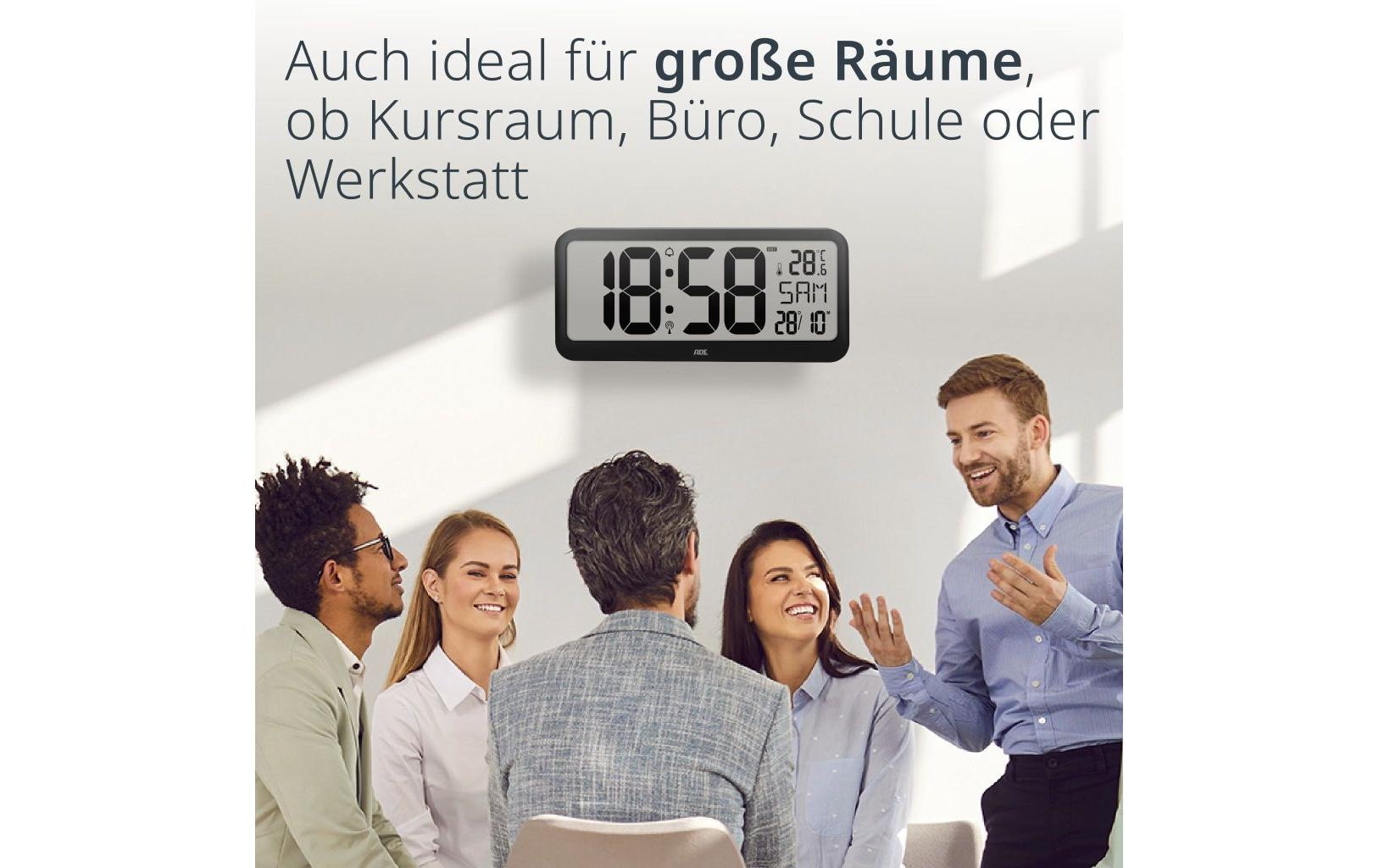 ADE Funkwecker »Schwarz«