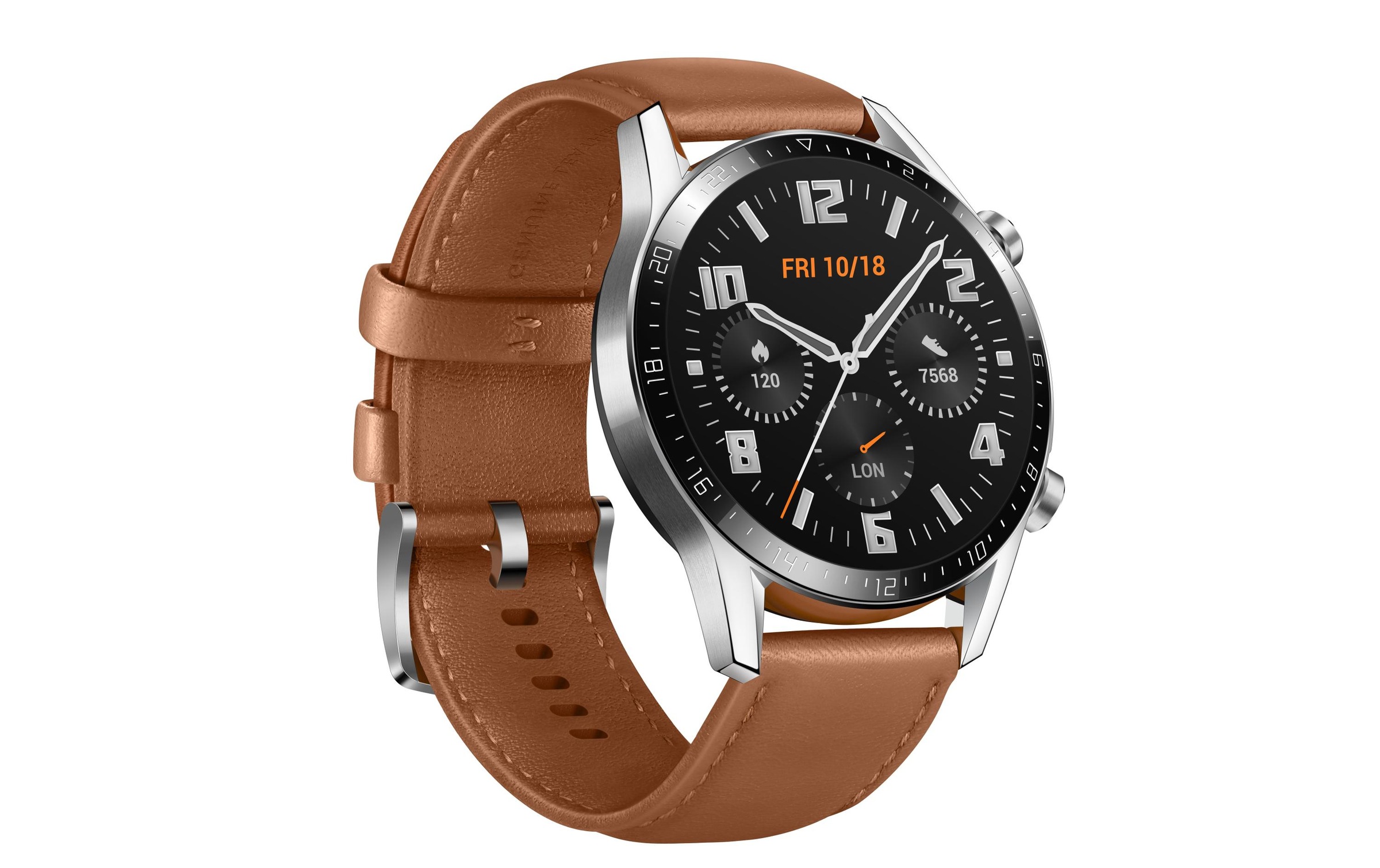 Huawei Smartwatch »Watch GT2 46 mm Classic Brown«