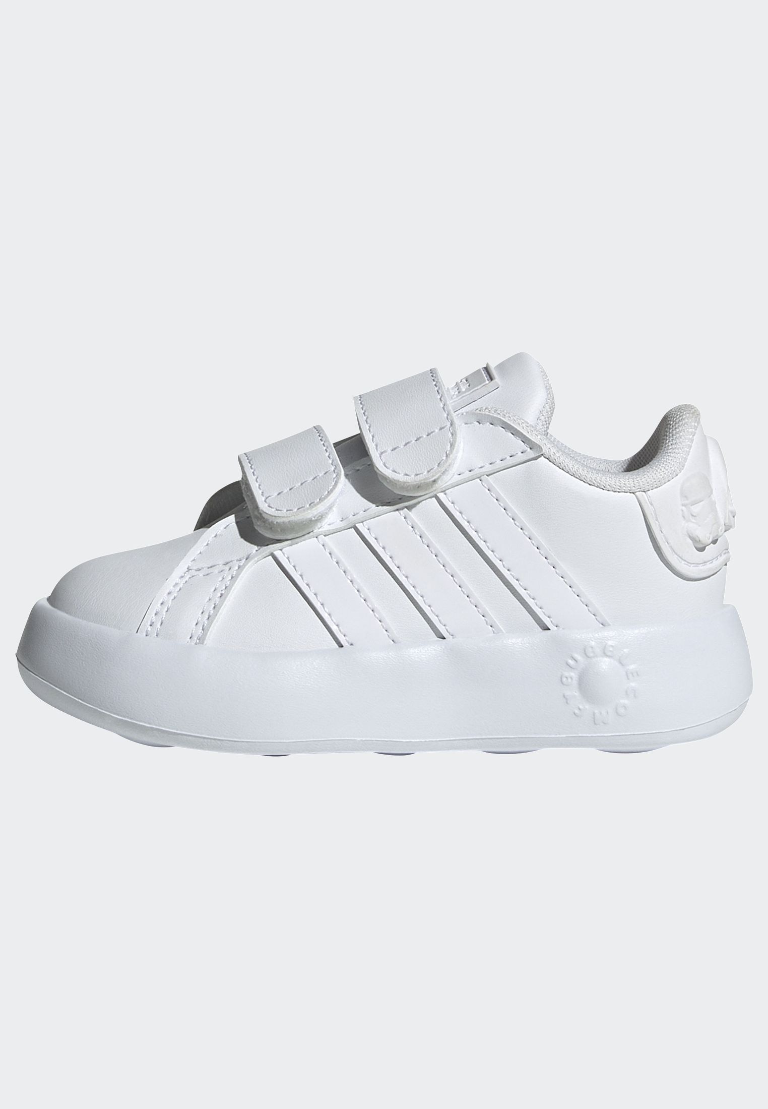 adidas Sportswear Klettschuh »ADIDAS STAR WARS KIDS GRAND COURT 2.0 SCHUH«, Design auf den Spuren des adidas Superstar, für Kinder