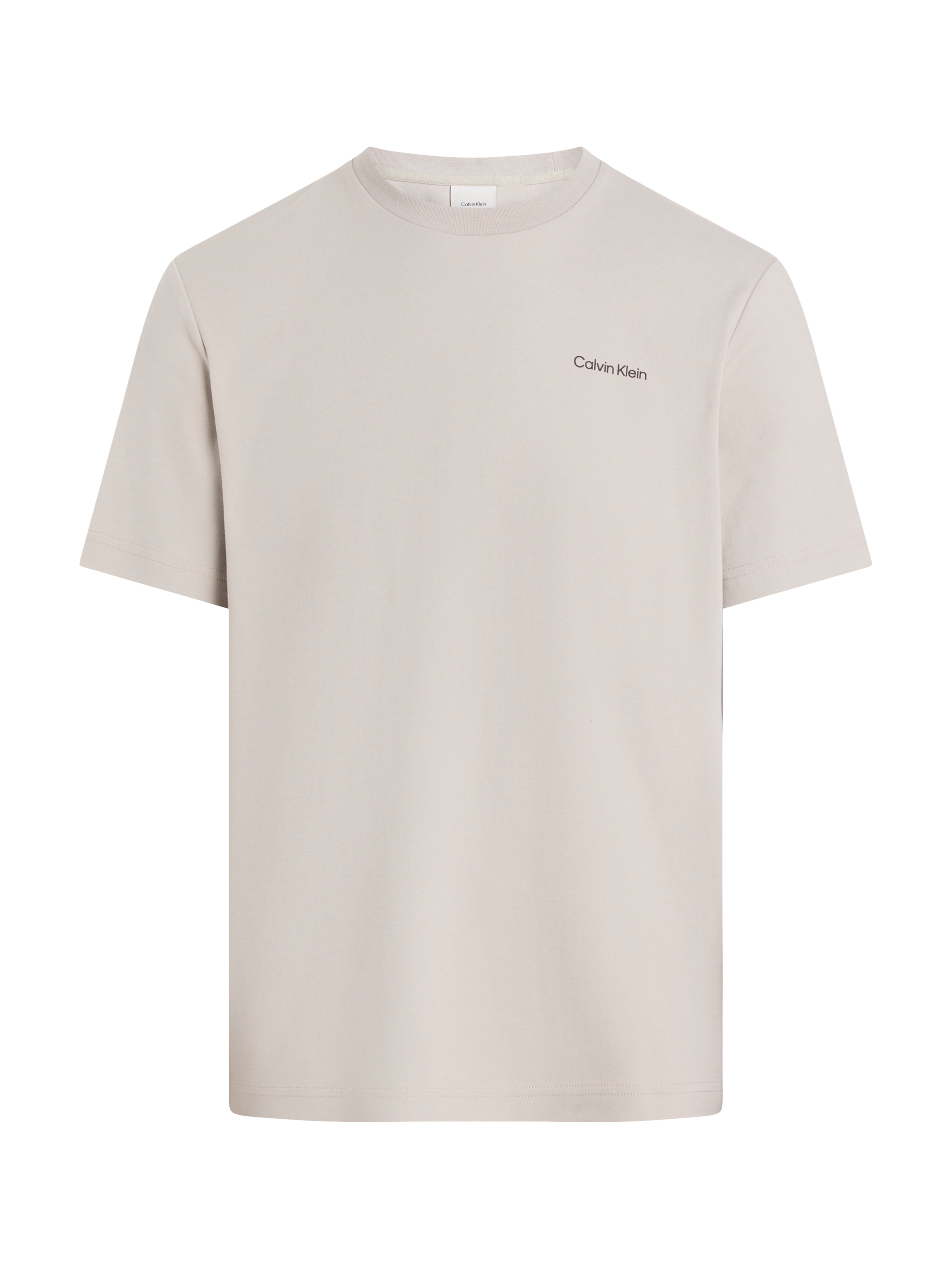 Calvin Klein T-Shirt »Micro Logo«, aus dickem Winterjersey, mit Logoprint