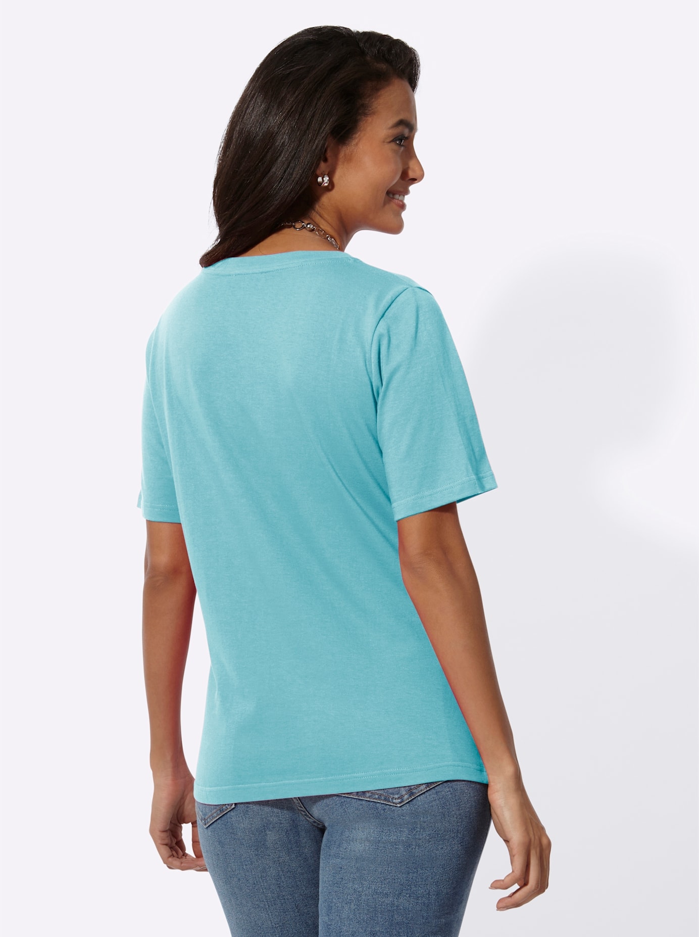 Casual Looks V-Shirt »Kurzarm-Shirt«, (1 tlg.)