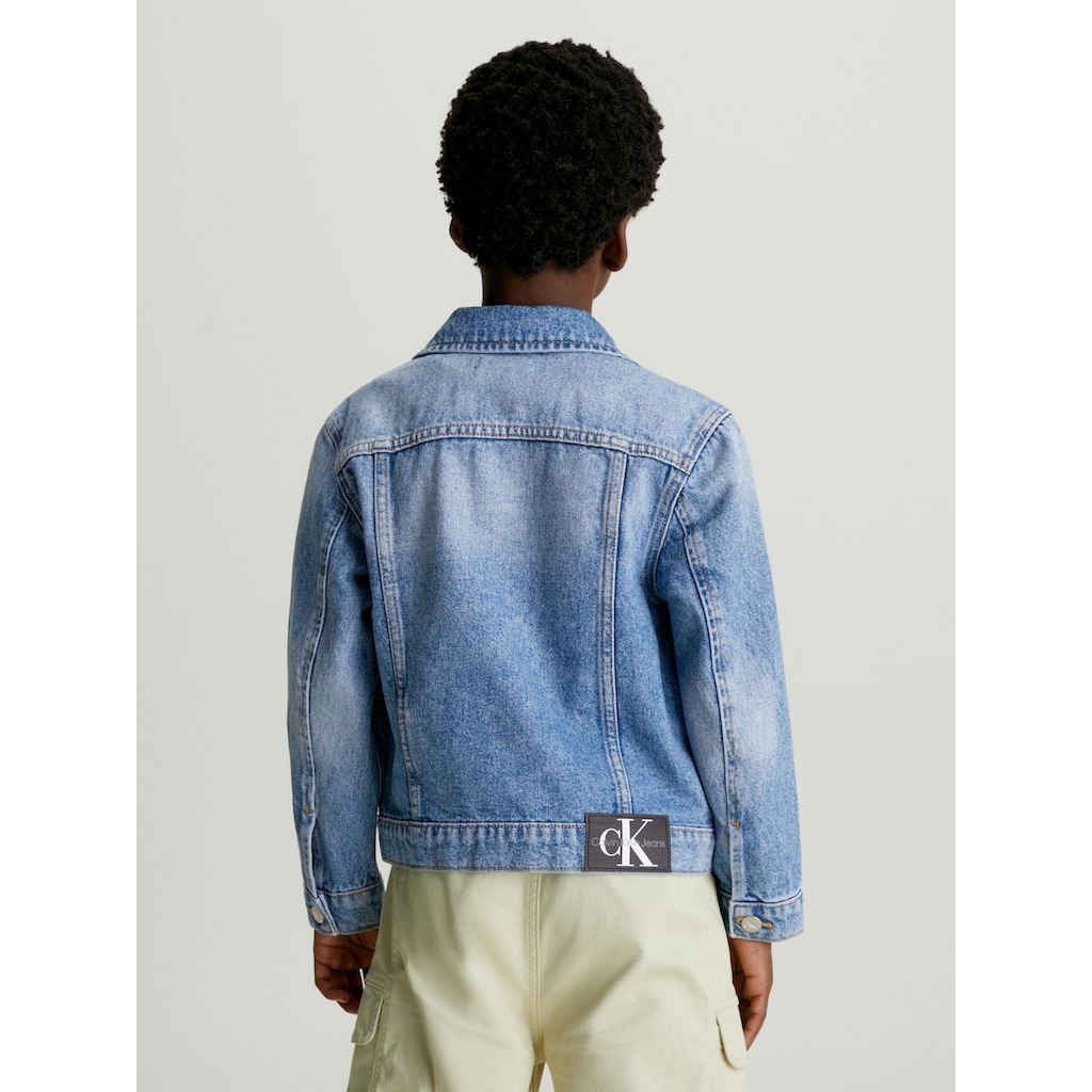 Calvin Klein Jeans Jeansjacke »ICONIC MID BLUE DENIM TRUCKER«