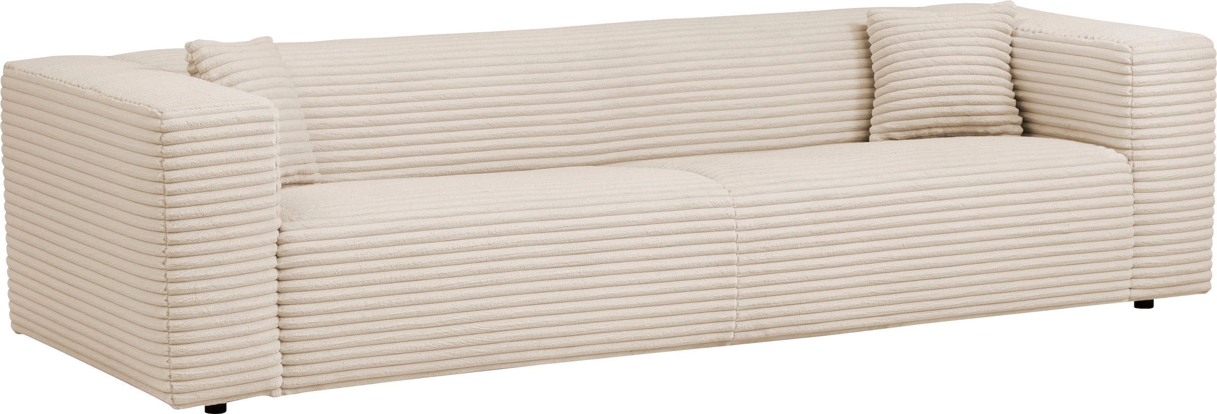 andas 3-Sitzer »BAKELS, Couch in Cord oder Boucle-Stoff, Sofa im modernen Design«, bequemer Sitzkomfort,in 2 Stoffen und 8 Farben lieferbar