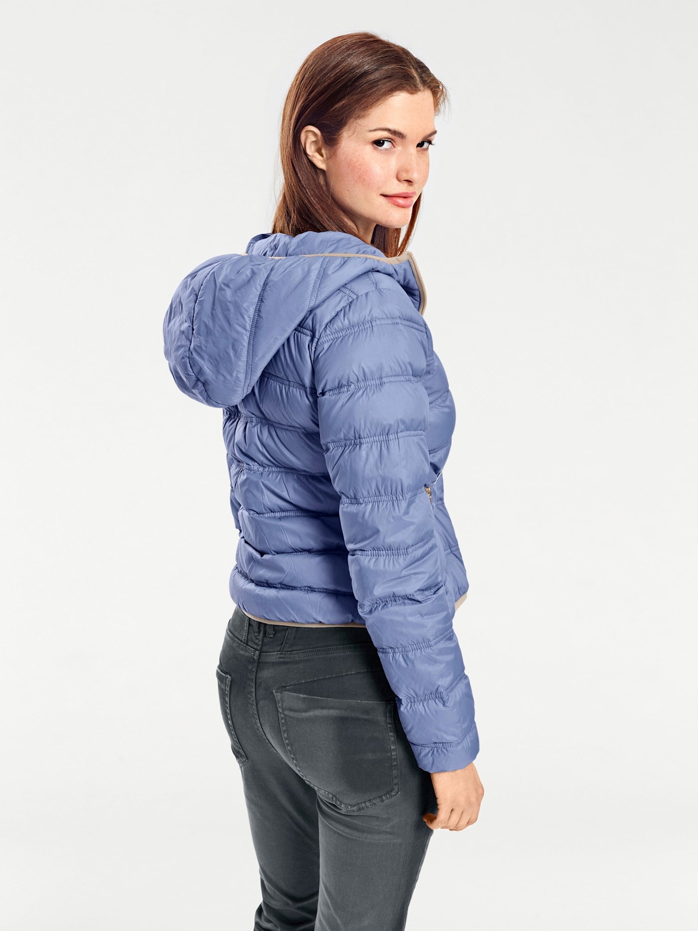 heine Daunenjacke, mit Kapuze
