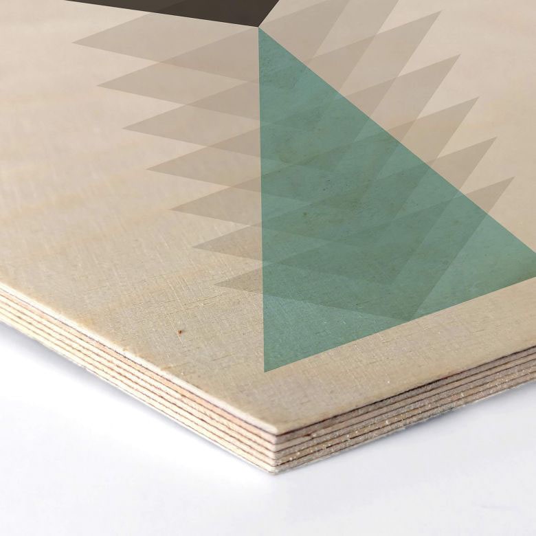 Wall-Art Holzbild »Geometrische Deko pink Dreieck«, (1 St.) online kaufen |  Jelmoli-Versand