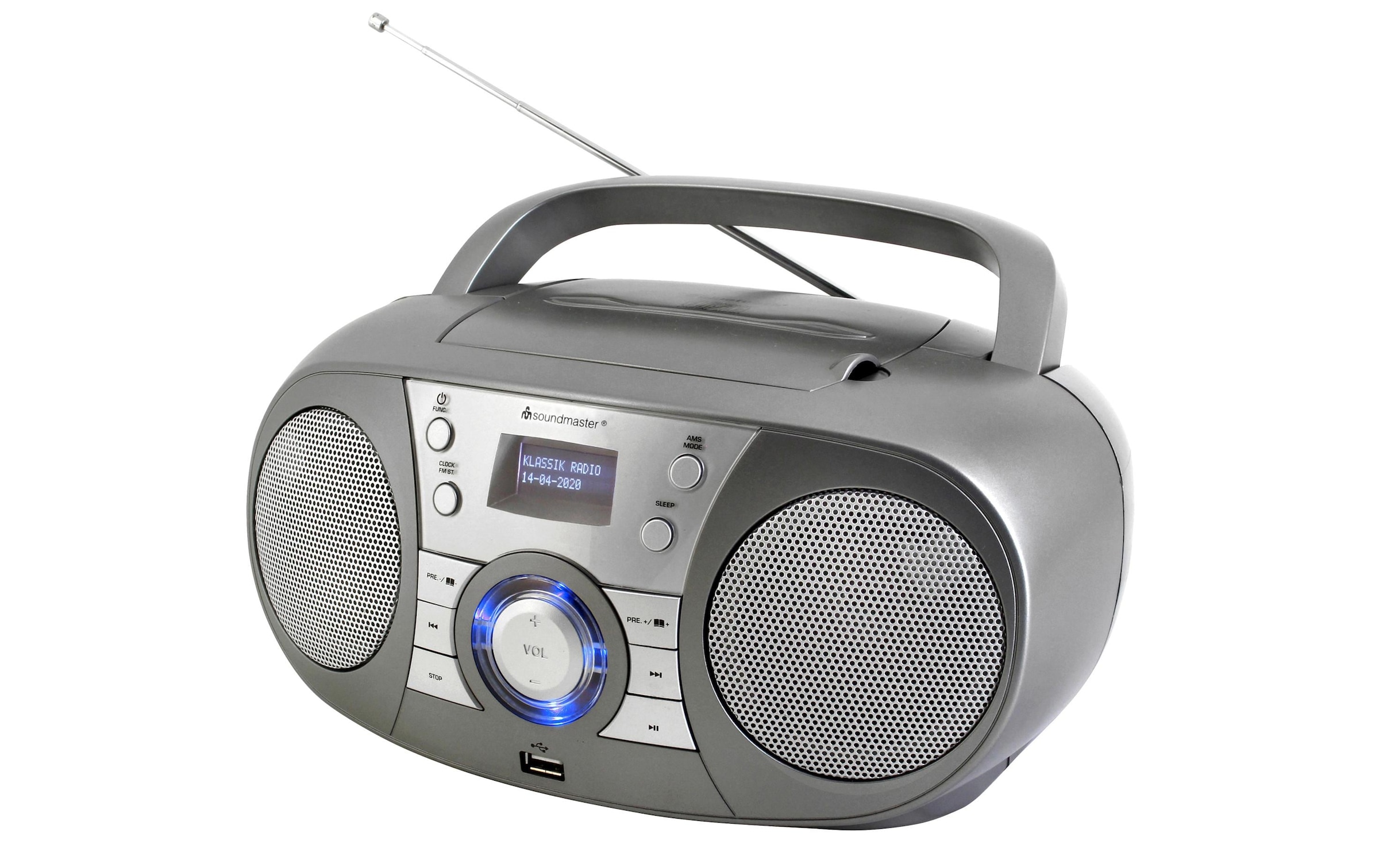 (DAB+)-FM- »SCD1800 jetzt bestellen Grau«, Digitalradio (Digitalradio (DAB+) Tuner) Soundmaster ➥ | Jelmoli-Versand
