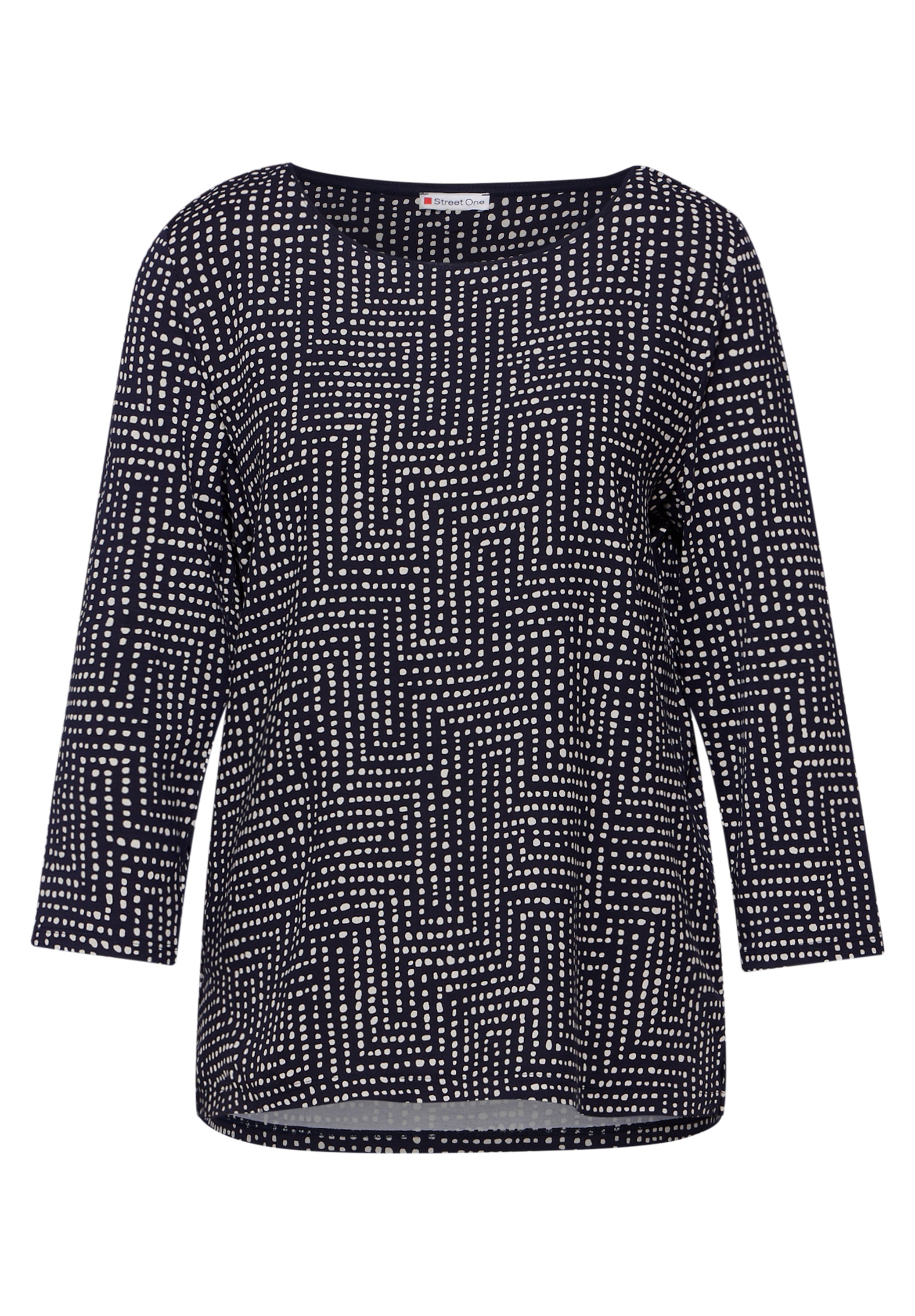 STREET ONE 3/4-Arm-Shirt »EVI«, mit All-Over Print