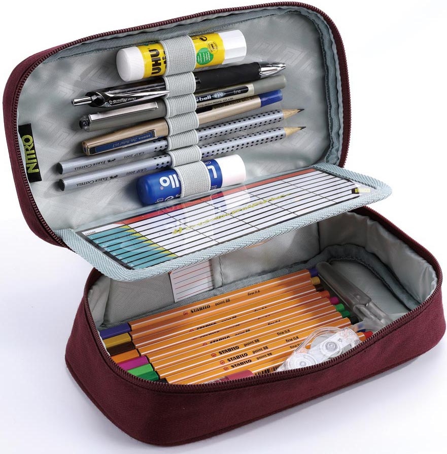 online Case Etui Stifte »Pencil | bestellen Box, Jelmoli-Versand Federmäppchen, Federtasche Faulenzer Schlampermäppchen, XL«, NITRO
