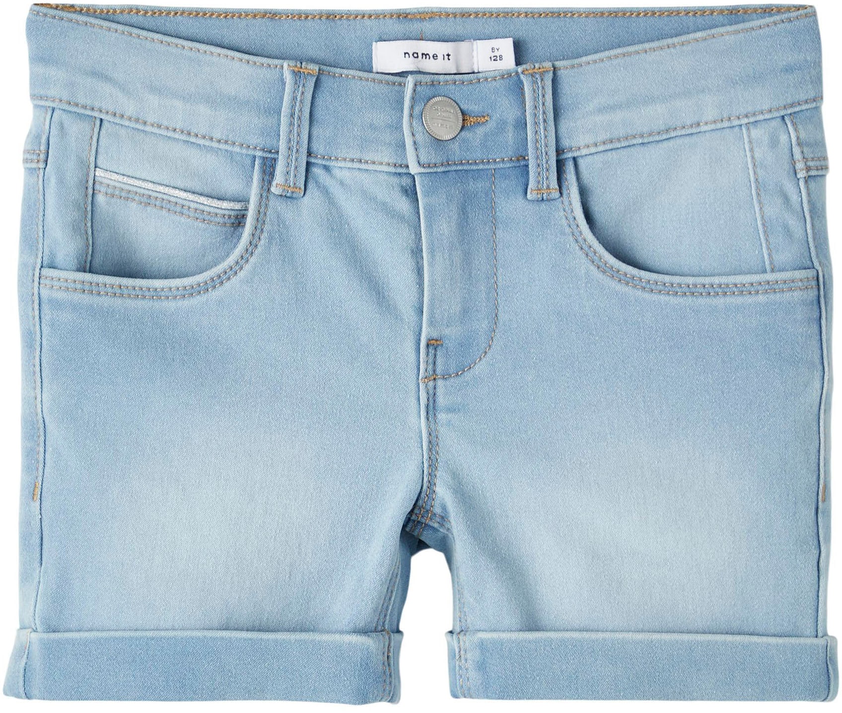 ✵ Name It Shorts »NKFSALLI SLIM DNM SHORTS«, mit Umschlagsaum online kaufen  | Jelmoli-Versand
