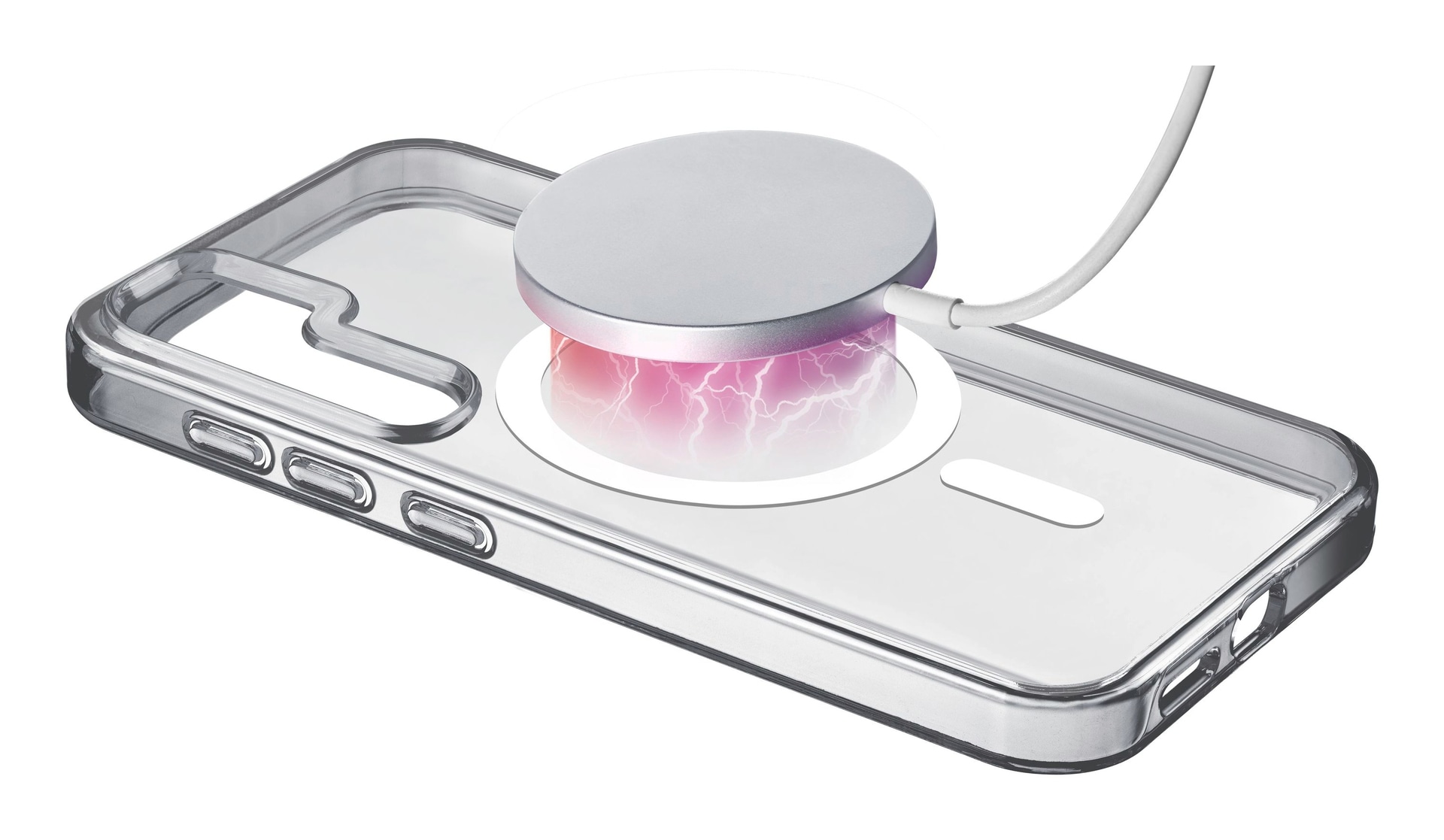 Cellularline Handyhülle »Gloss MagSafe Case MAG für Samsung Galaxy S25 Ultra«, Backcover, Schutzhülle, Handyschutzhülle, Case, Schutzcase, stossfest