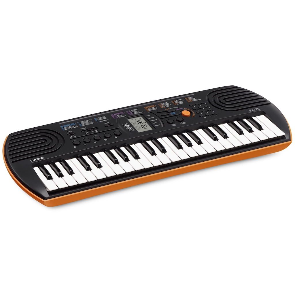 CASIO Keyboard »Mini-Keyboard, SA-76«, mit 44 Minitasten