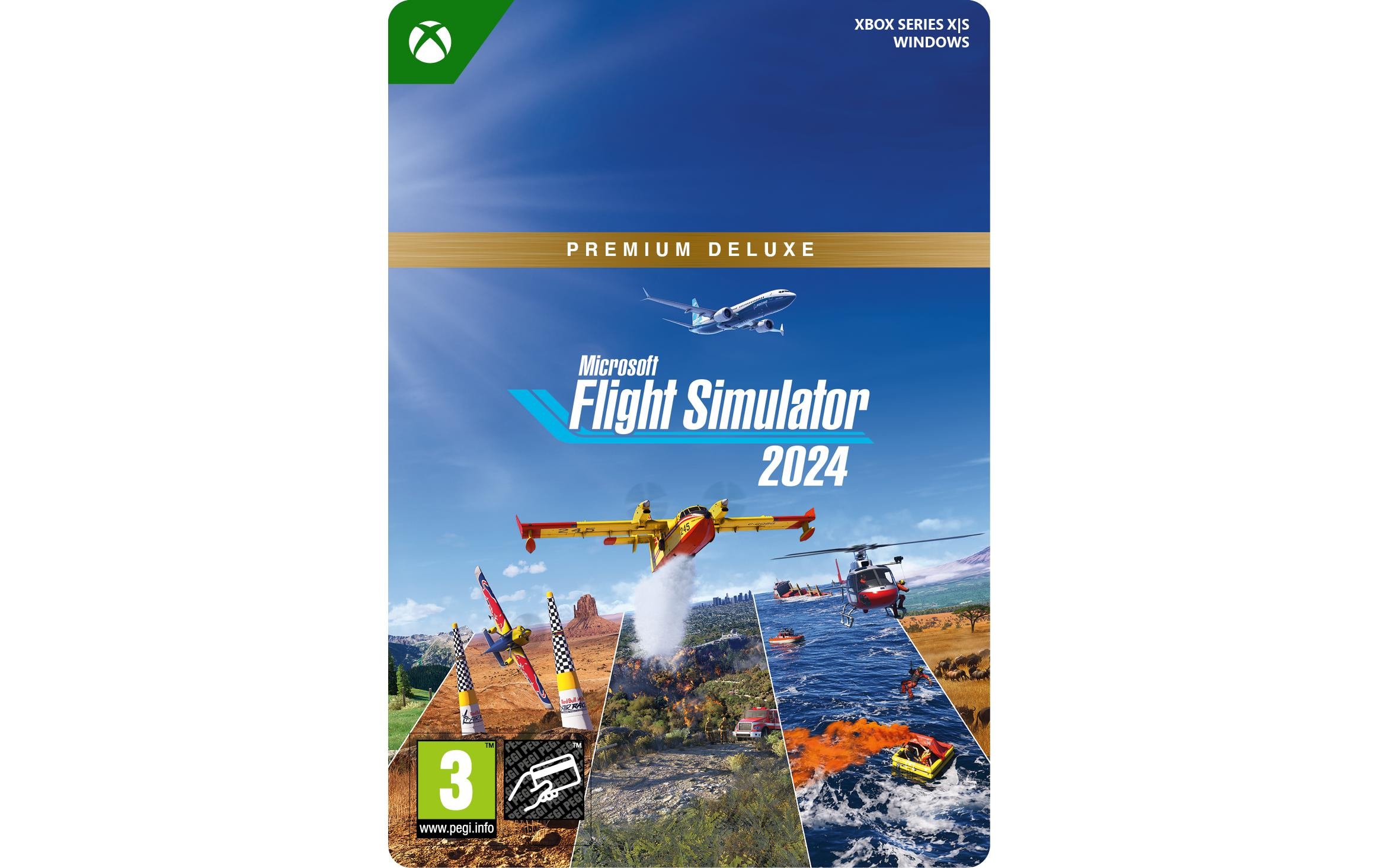 Spielesoftware »MS Flight Simulator -2024 Premium Deluxe Edition«, PC-Xbox Series...