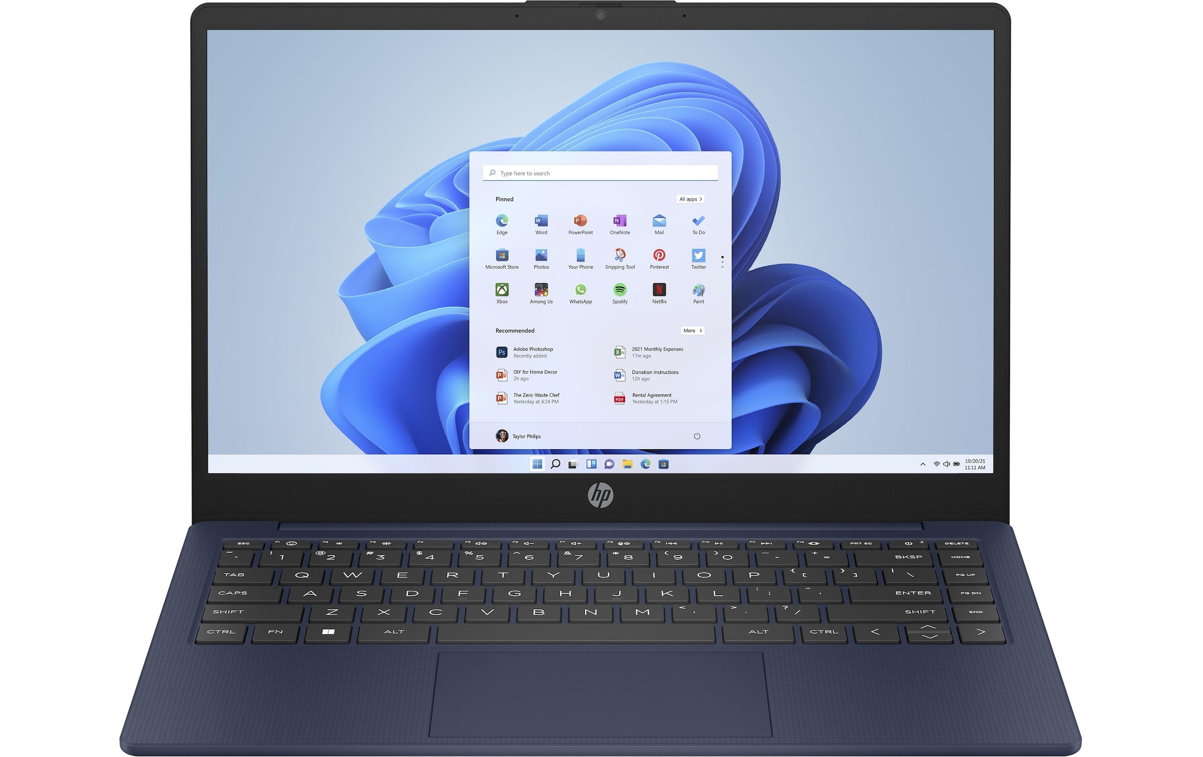 Convertible Notebook »HP Laptop 14-em0208nz,14,FHD,Blue«, / 14 Zoll, AMD
