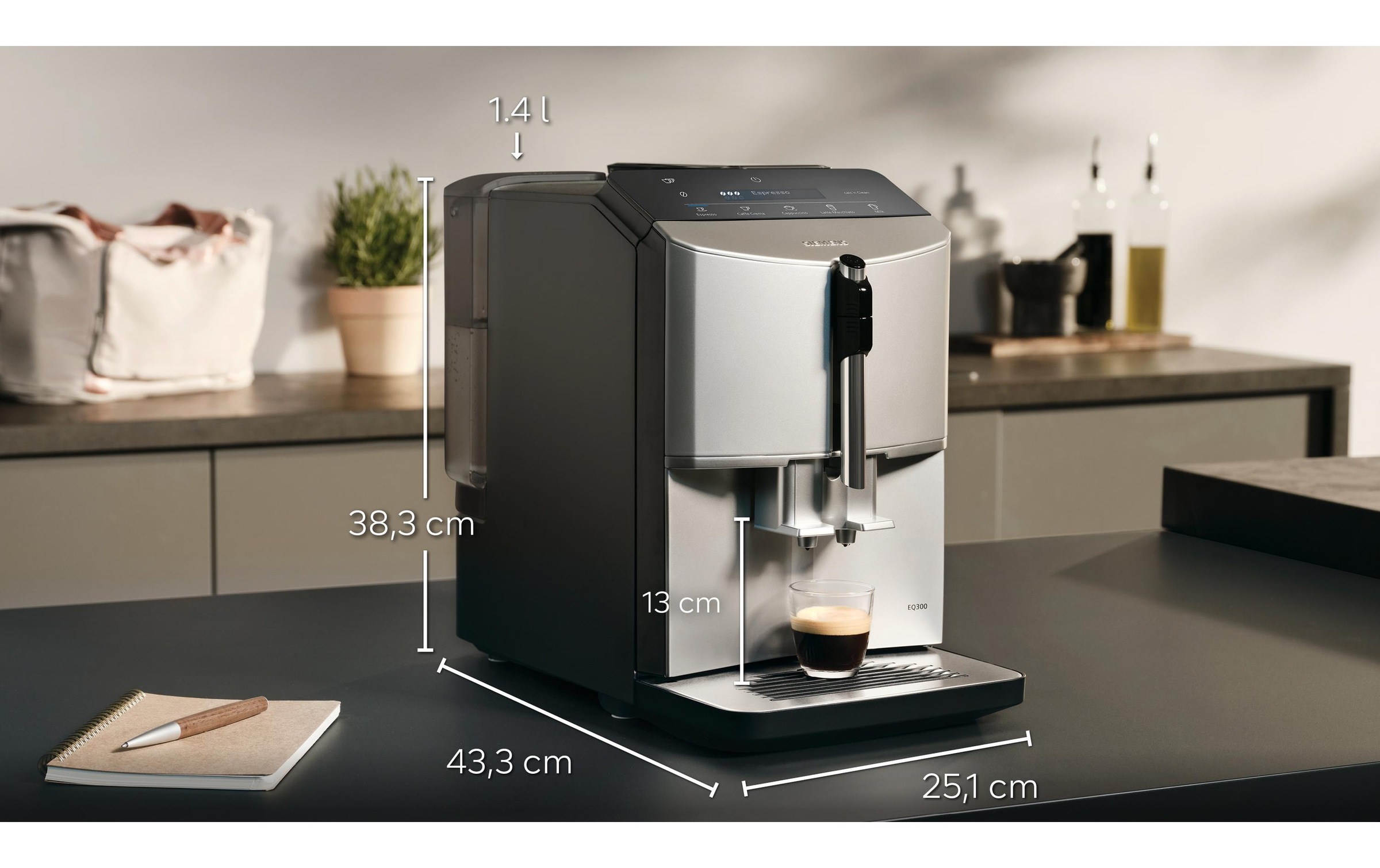 SIEMENS Kaffeevollautomat »EQ300 Ino«