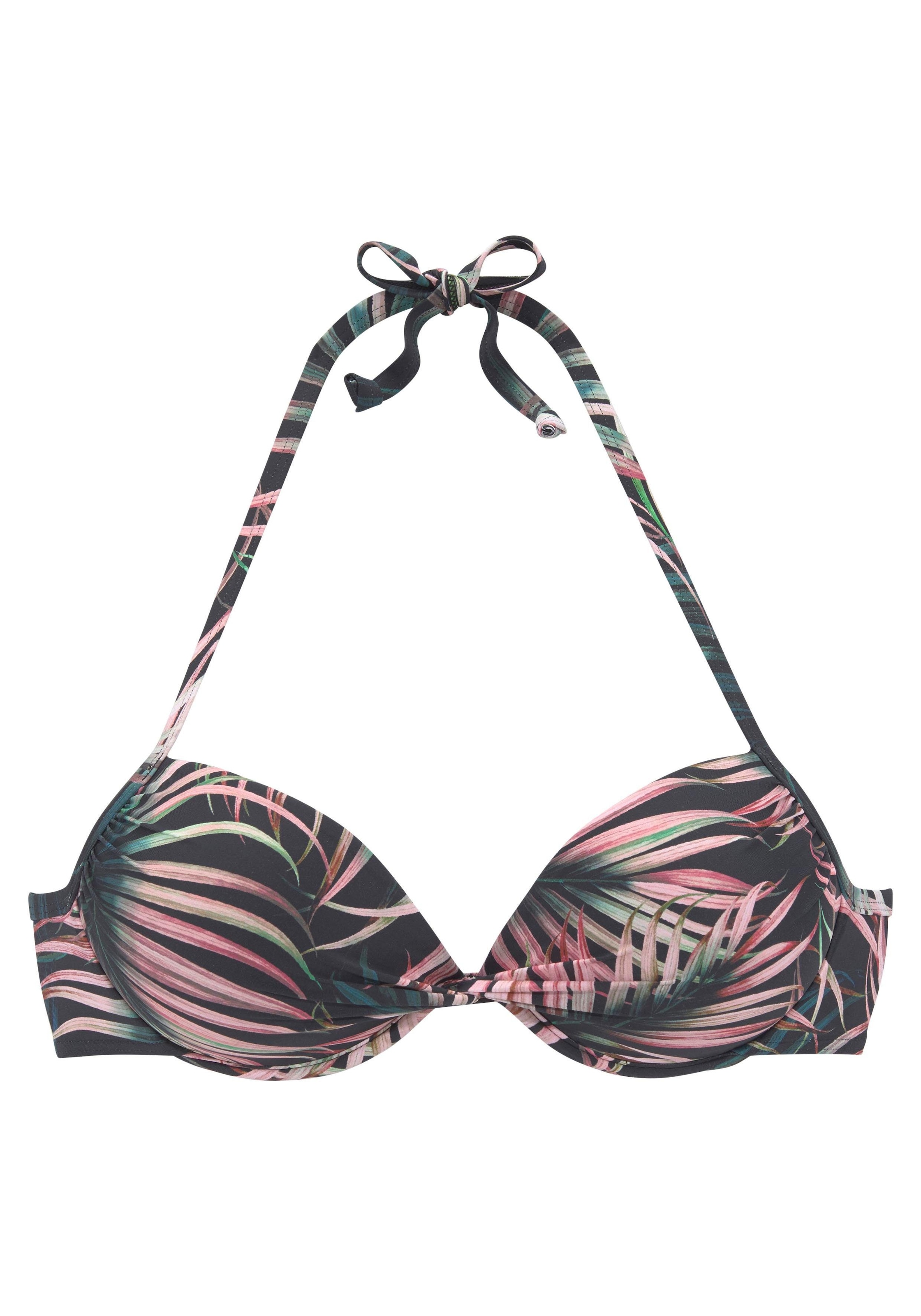 LASCANA Push-Up-Bikini-Top »Reese«, mit Palmendruck