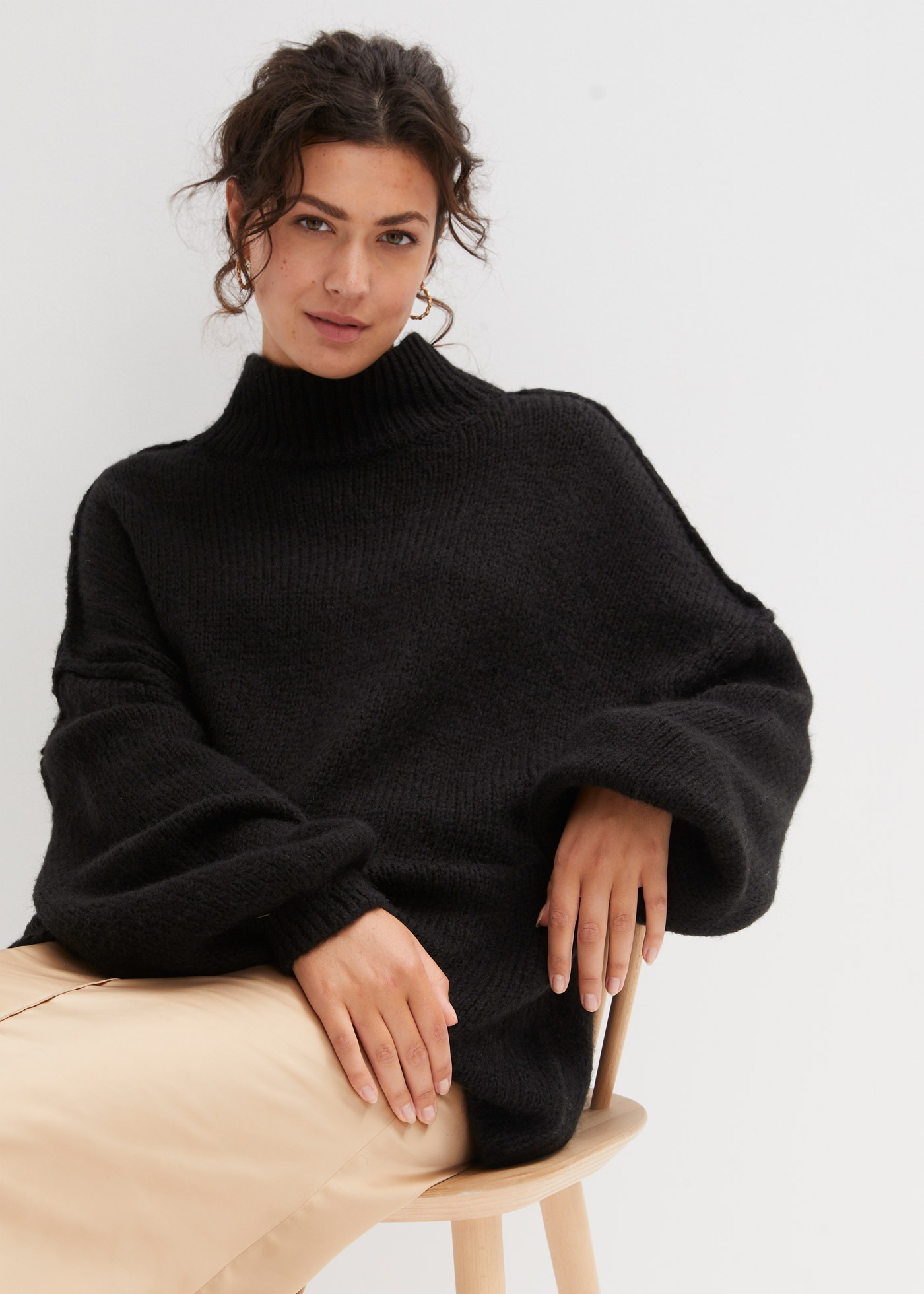 bonprix Strickpullover »Grobstrick-Pullover« Grobstrick-Pullover