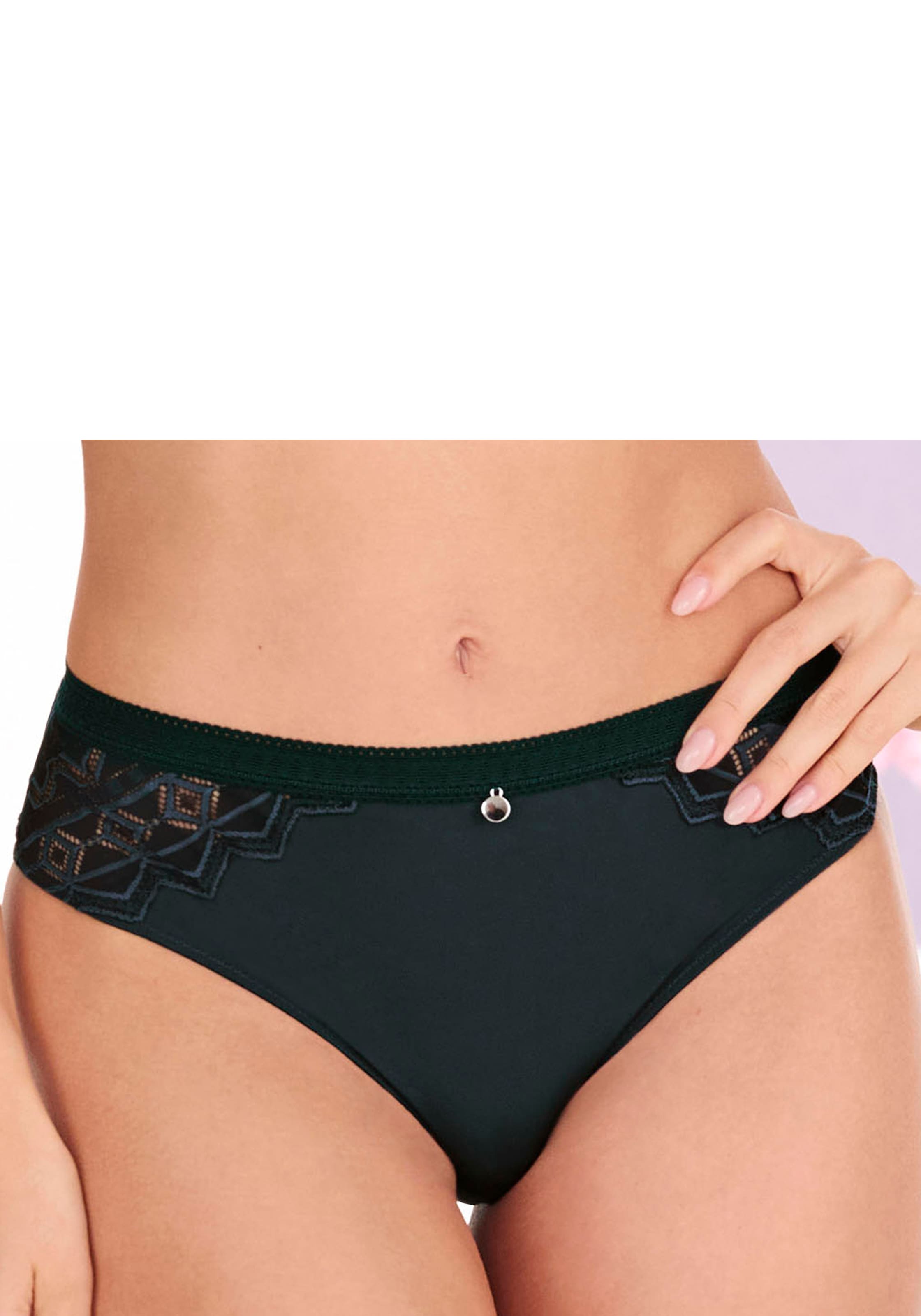 s.Oliver Slip »Romane« mit graphischer Spitze in transparenter Optik
