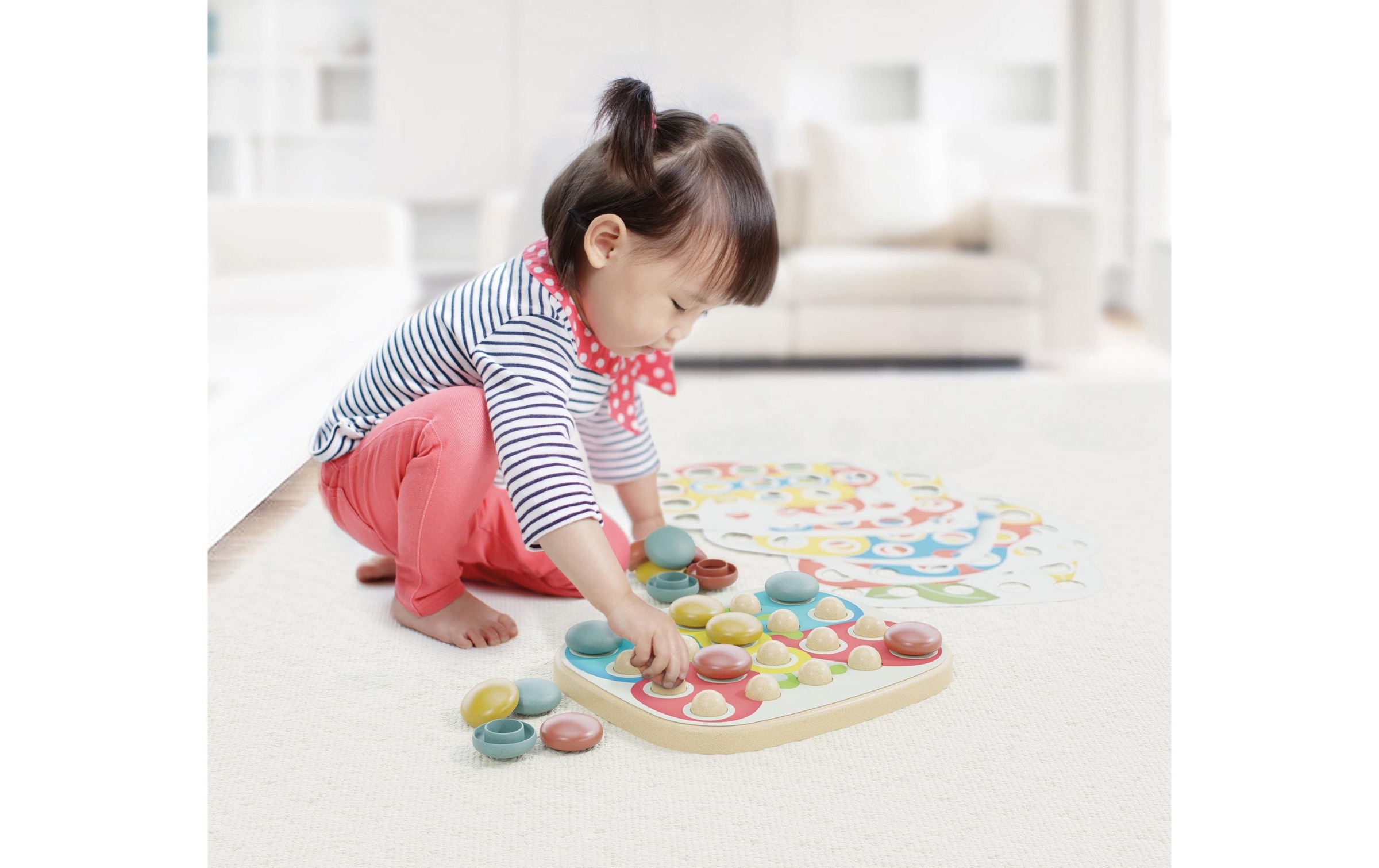 Quercetti Steckspielzeug »PlayBio FantaColor 28 Teile«, (28 tlg.)