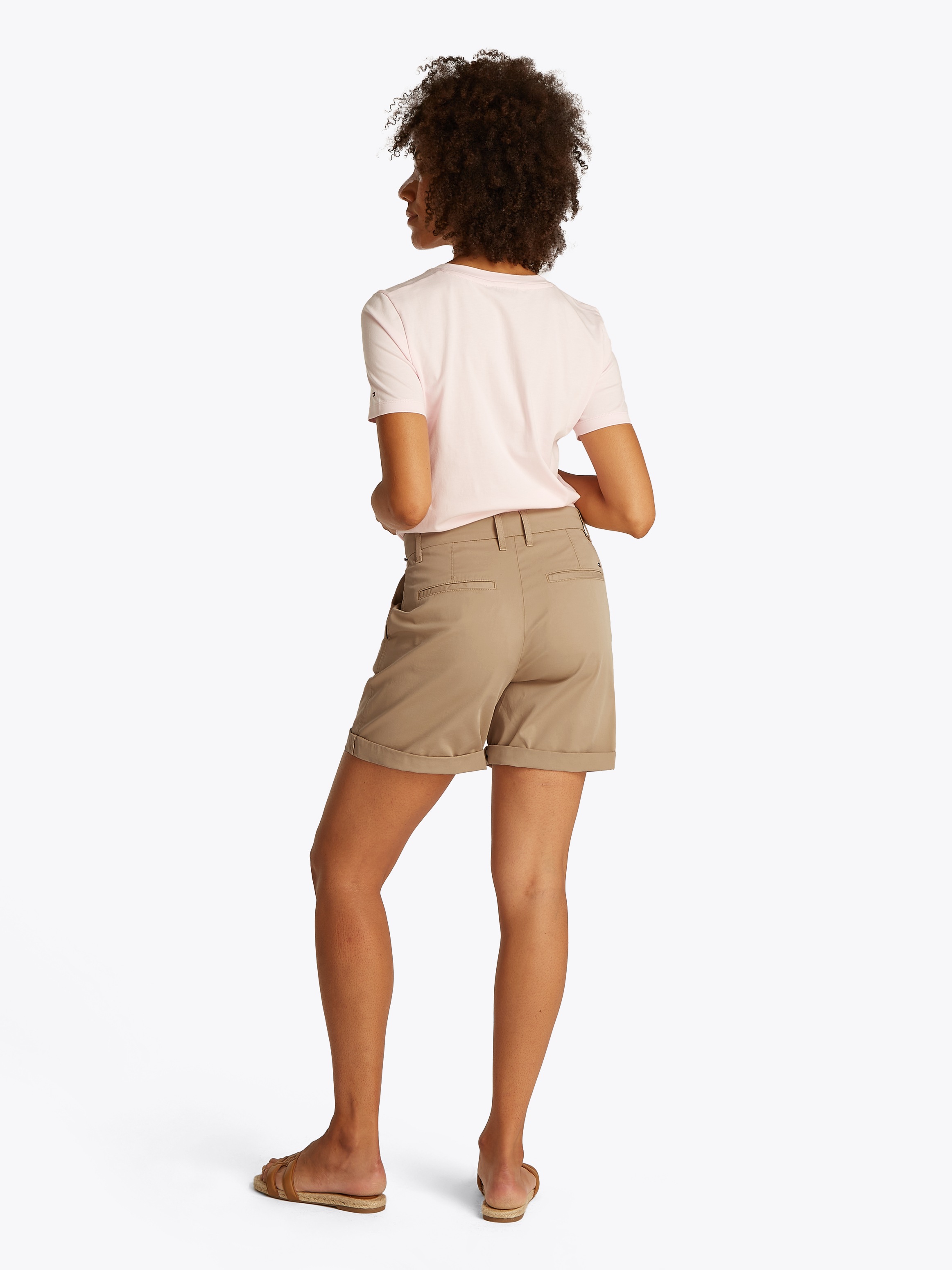Tommy Hilfiger Chinoshorts »CO BLEND GMD CHINO SHORT«, mit Umschlagsaum