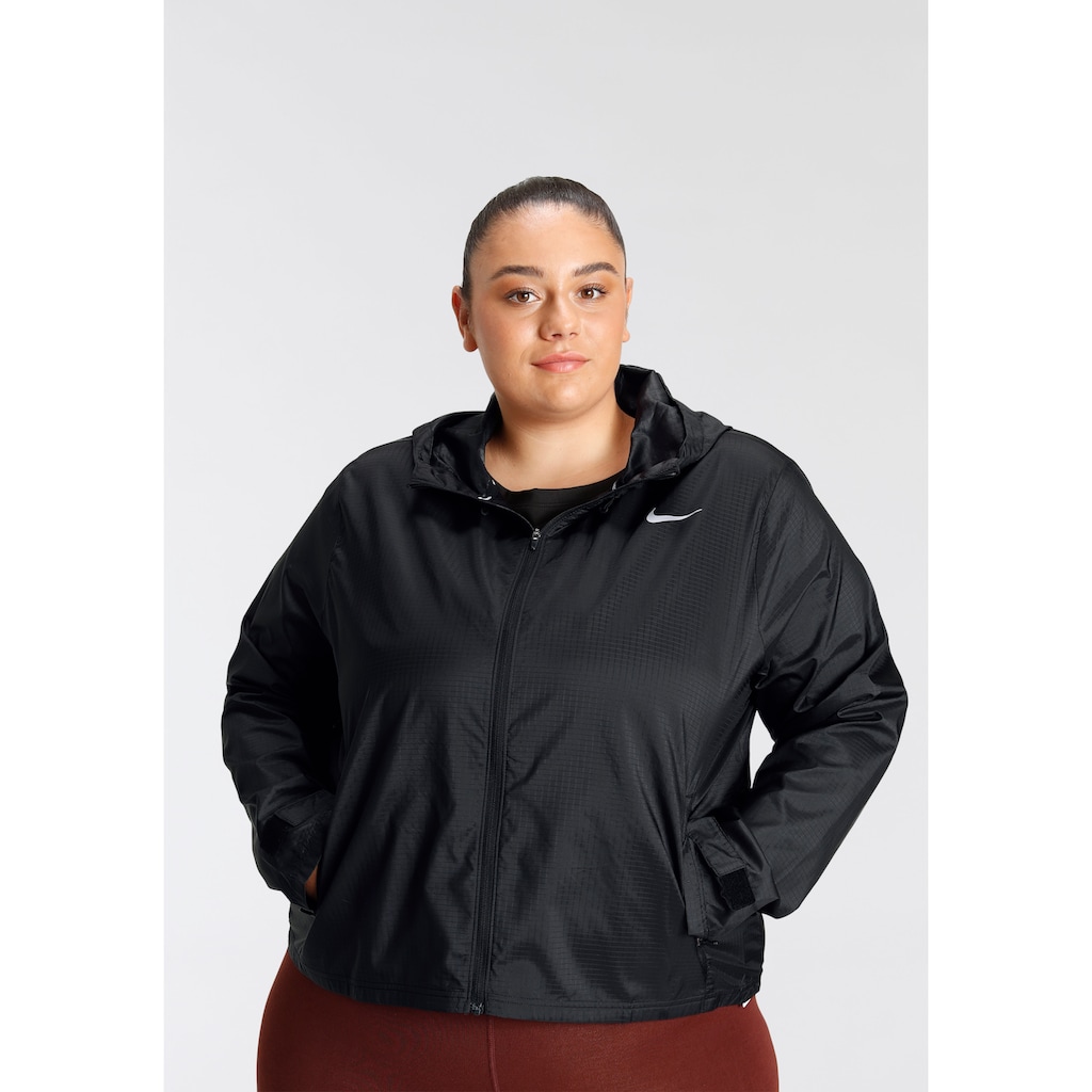 Nike Laufjacke »Essential Women's Running Jacket (Plus Size)«, mit Kapuze