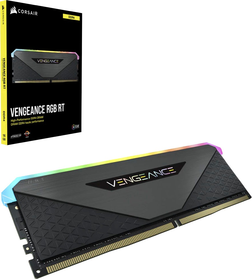Corsair Arbeitsspeicher »Vengeance RGB, DDR4, 3600MHz 16GB 2x8GB«