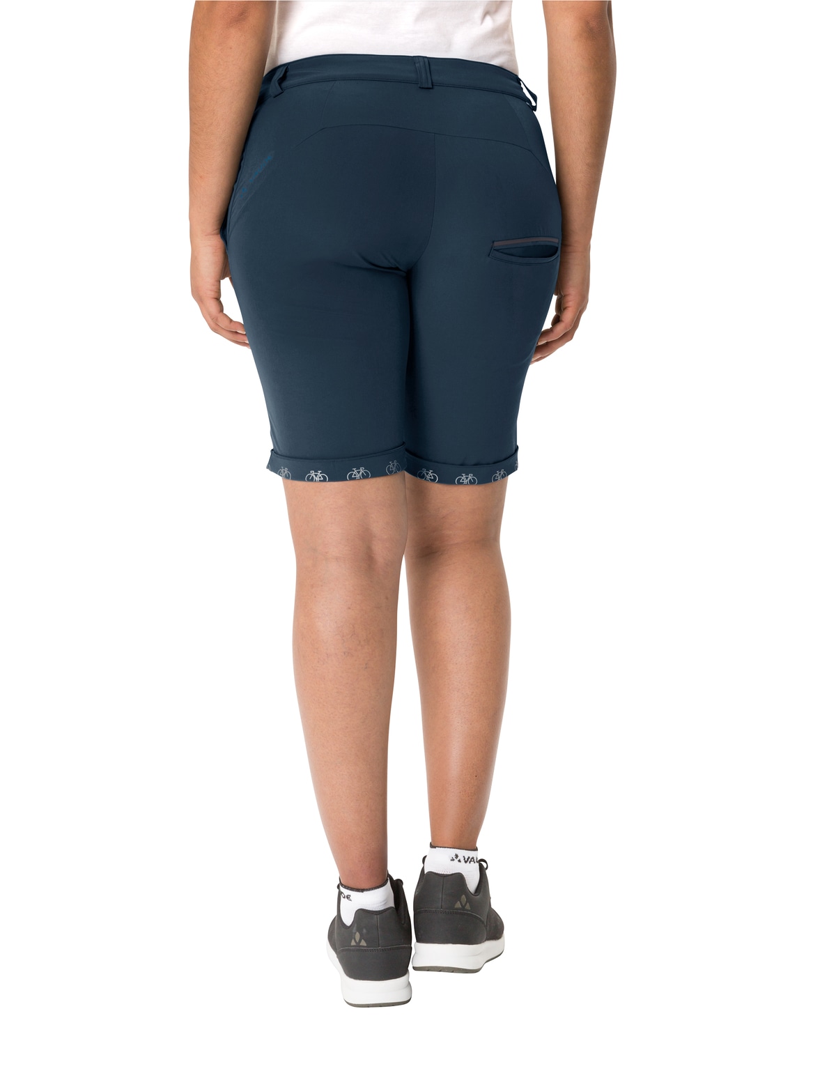 VAUDE Fahrradhose »WOMEN'S CYCLIST SHORTS«, reflektierende Elemente