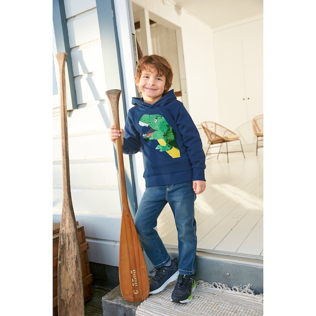 ✵ KIDSWORLD Kapuzensweatshirt »mit tollem Dino aus Wendepailletten« günstig  entdecken | Jelmoli-Versand