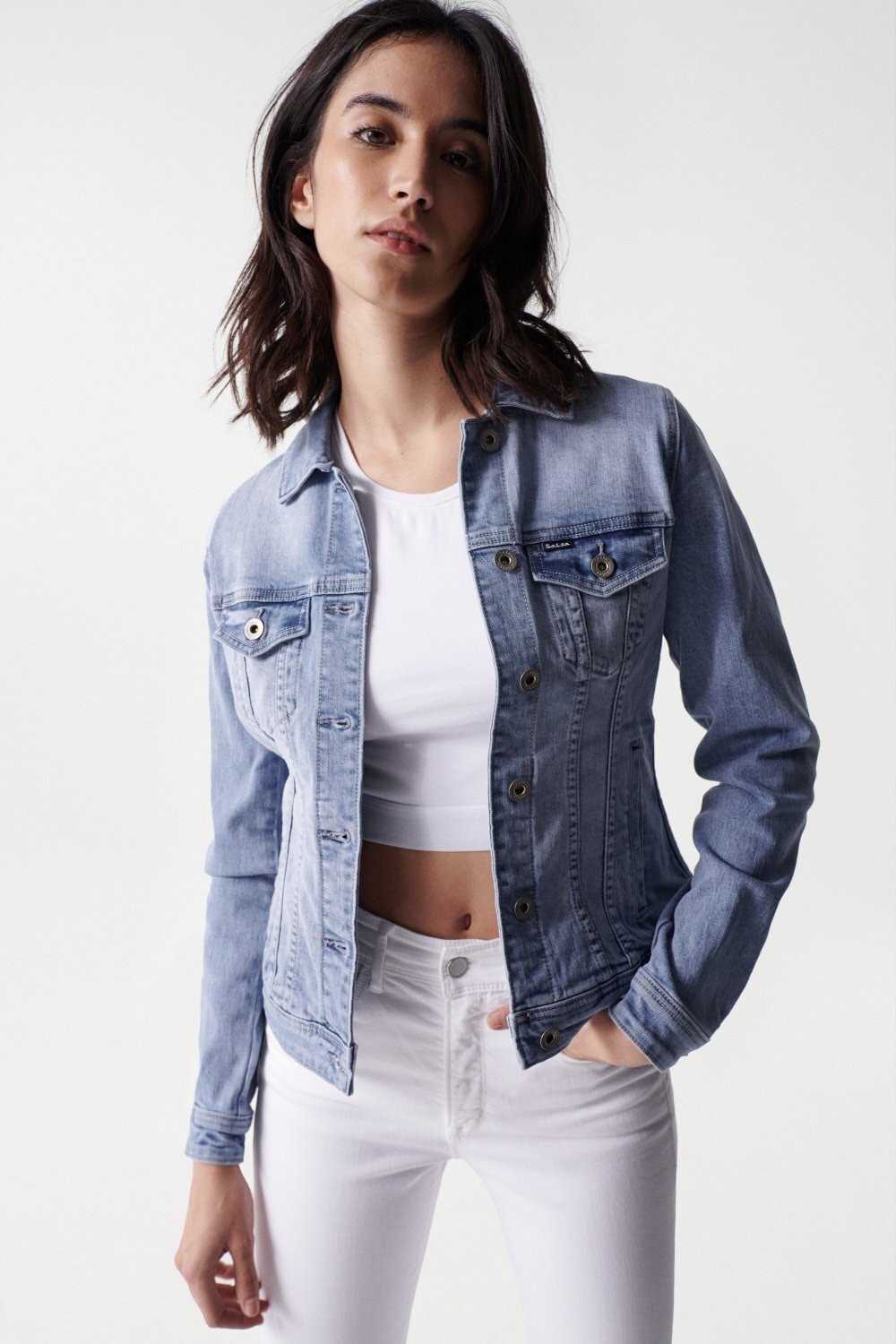 Salsa Jeansjacke »Salsa Jeans Jeansjacken Denim Trucker Jacket«