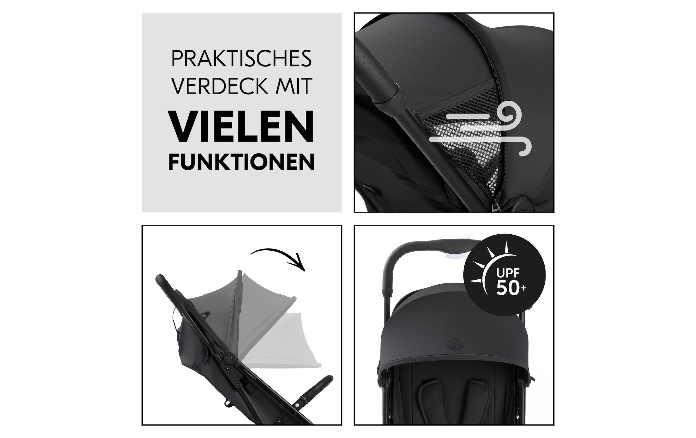 Hauck Kinder-Buggy »Travel N Care Plus Schwarz«