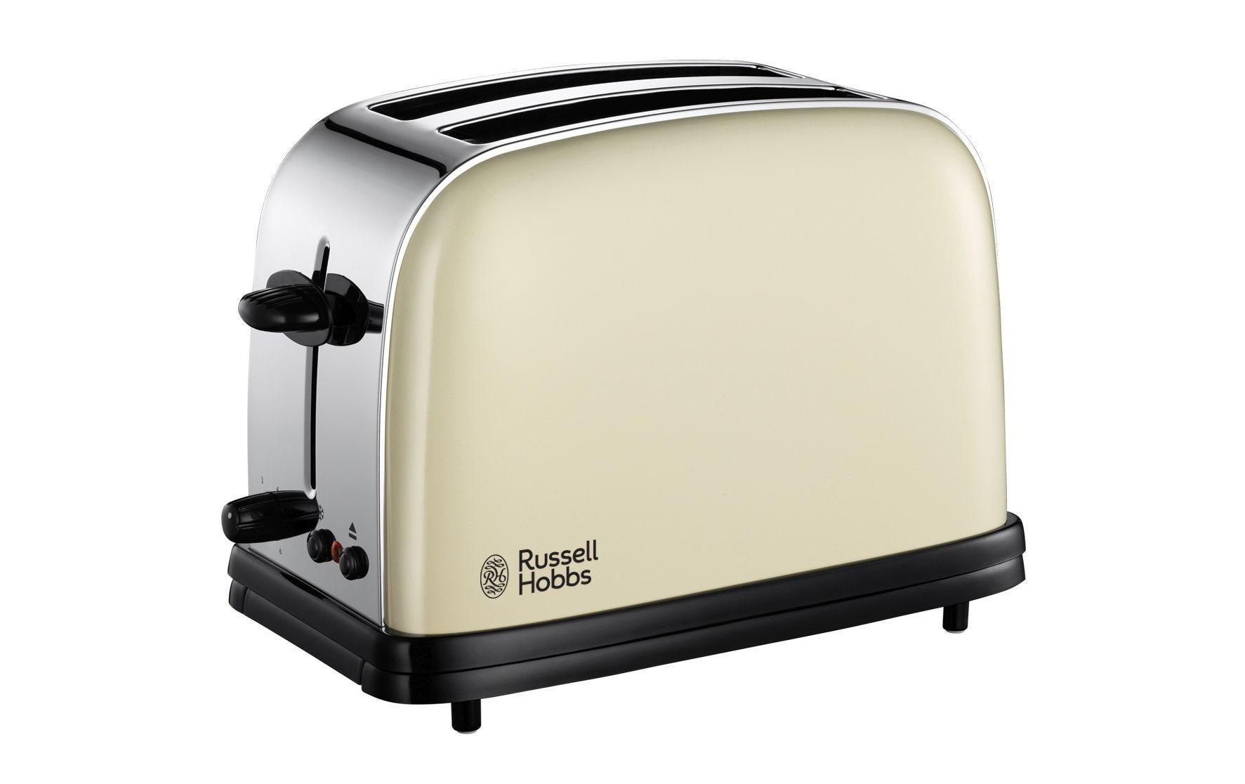 RUSSELL HOBBS Toaster »2333456 Beige«, für 2 Scheiben, 1100 W, extra breite Toastschlitze