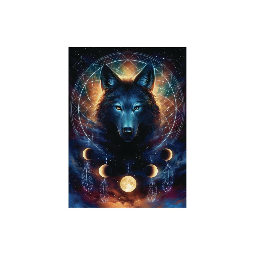 Ravensburger Puzzle »Leuchtender Wolf«
