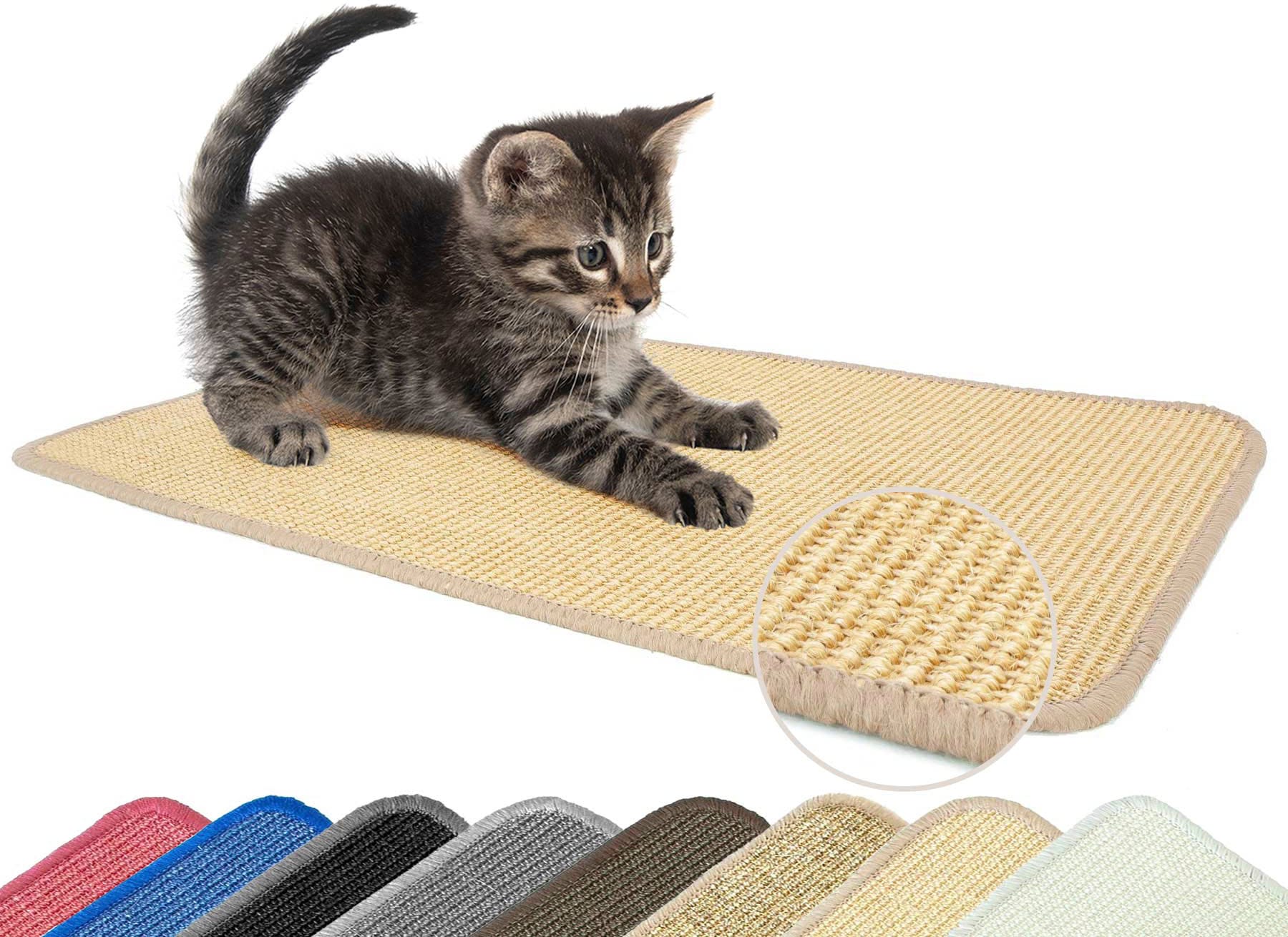 Primaflor-Ideen in Textil Kratzbrett »Katzen-Kratzmatte SISALLUX«, (1 tlg.), Kratzteppich, Sisal, in verschiedenen Grössen, vielseitig einsetzbar