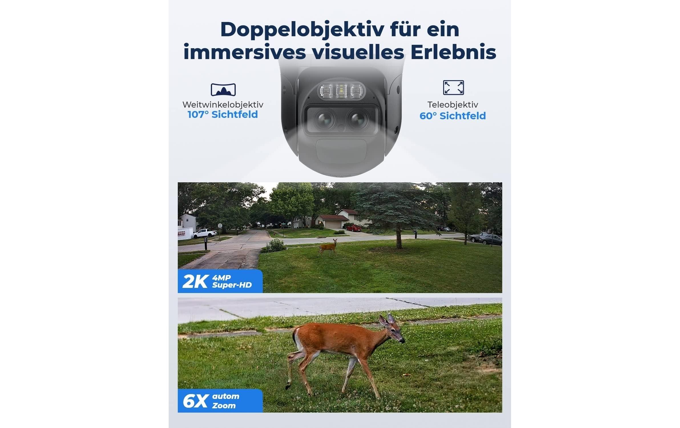Reolink Überwachungskamera »Trackmix B770 2K«, Aussenbereich