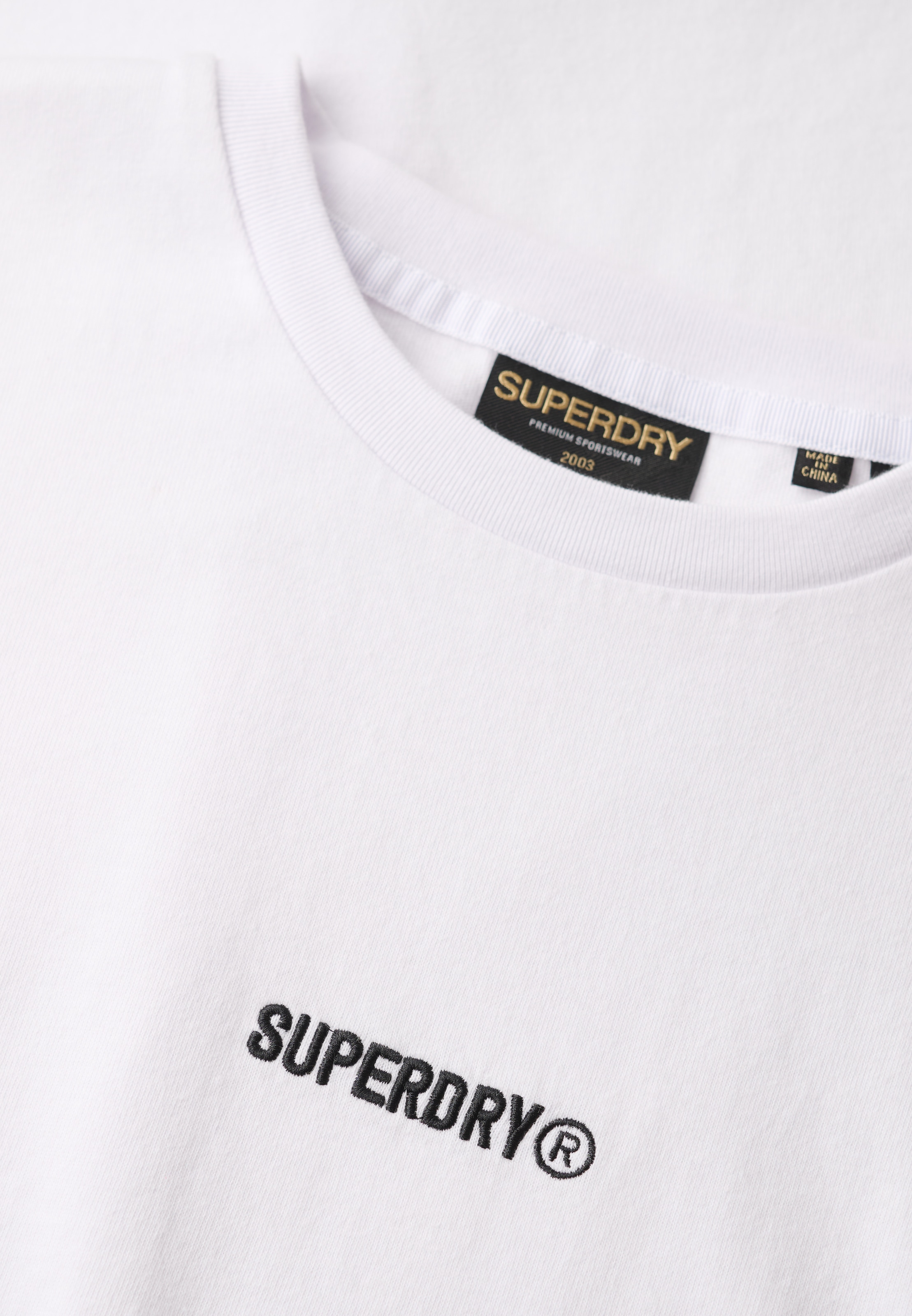 Superdry Rundhalsshirt »MICRO LOGO T SHIRT«
