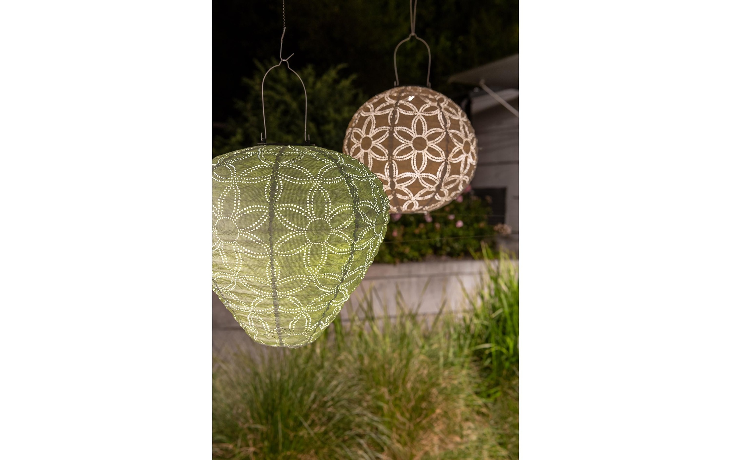 STT LED Gartenleuchte »Solar Lantern round sand«, 1 flammig