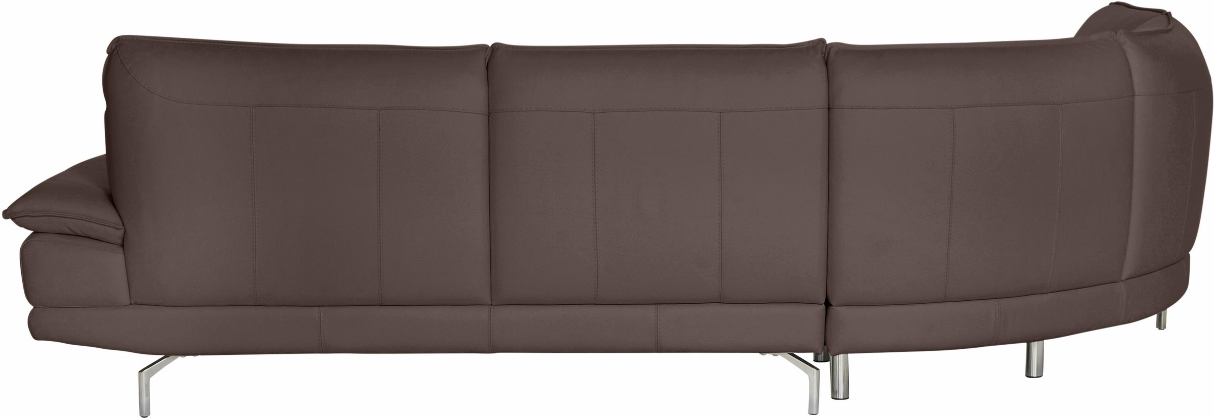 CALIA ITALIA Ecksofa »Dave, italienisches Designsofa L-Form, erstklassiger Sitzkomfort«, Ottomane wahlweise links oder rechts, in zwei tollen Lederqualitäten