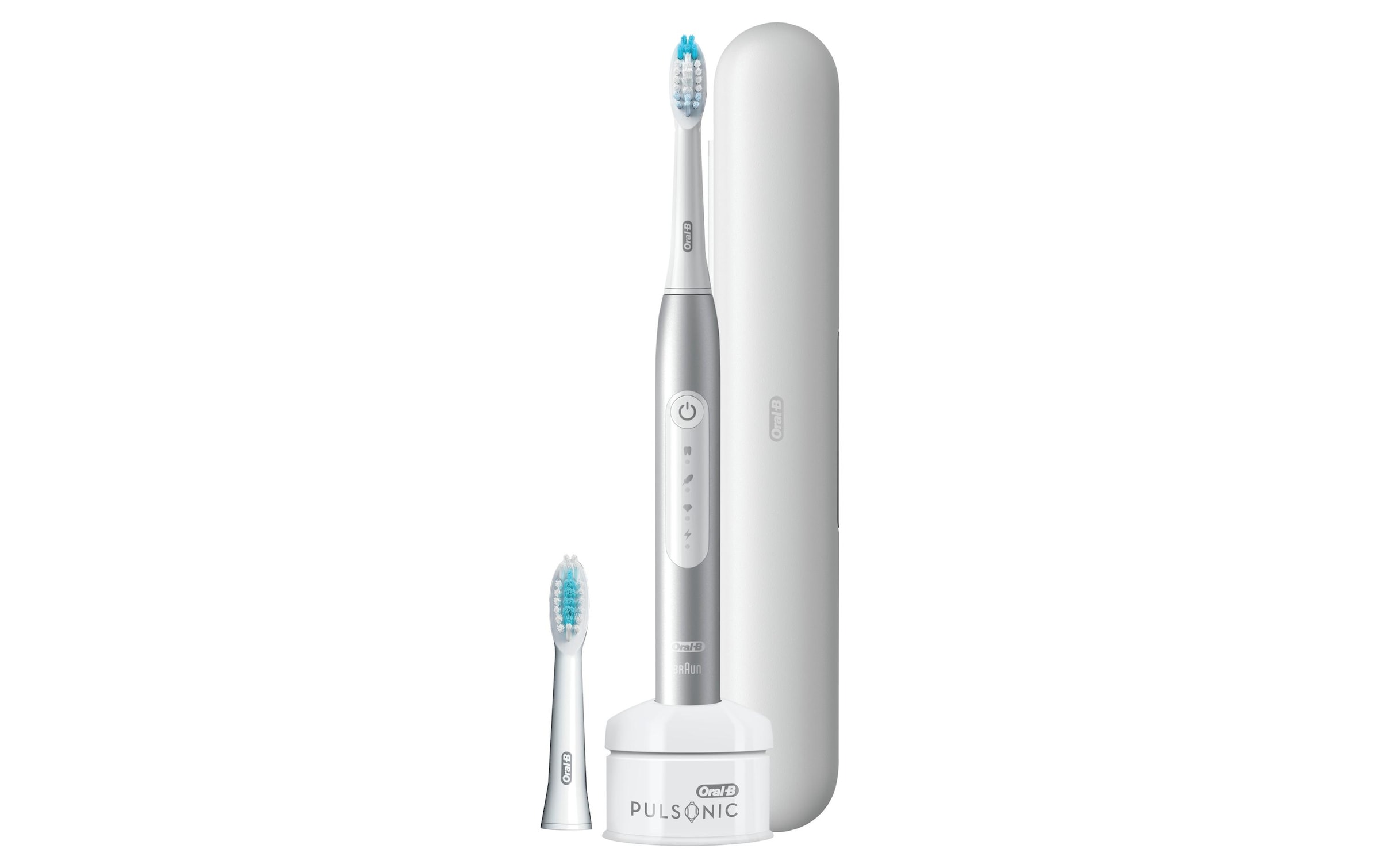 Oral-B Schallzahnbürste »Luxe 4500 Platin«, 1 St. Aufsteckbürsten