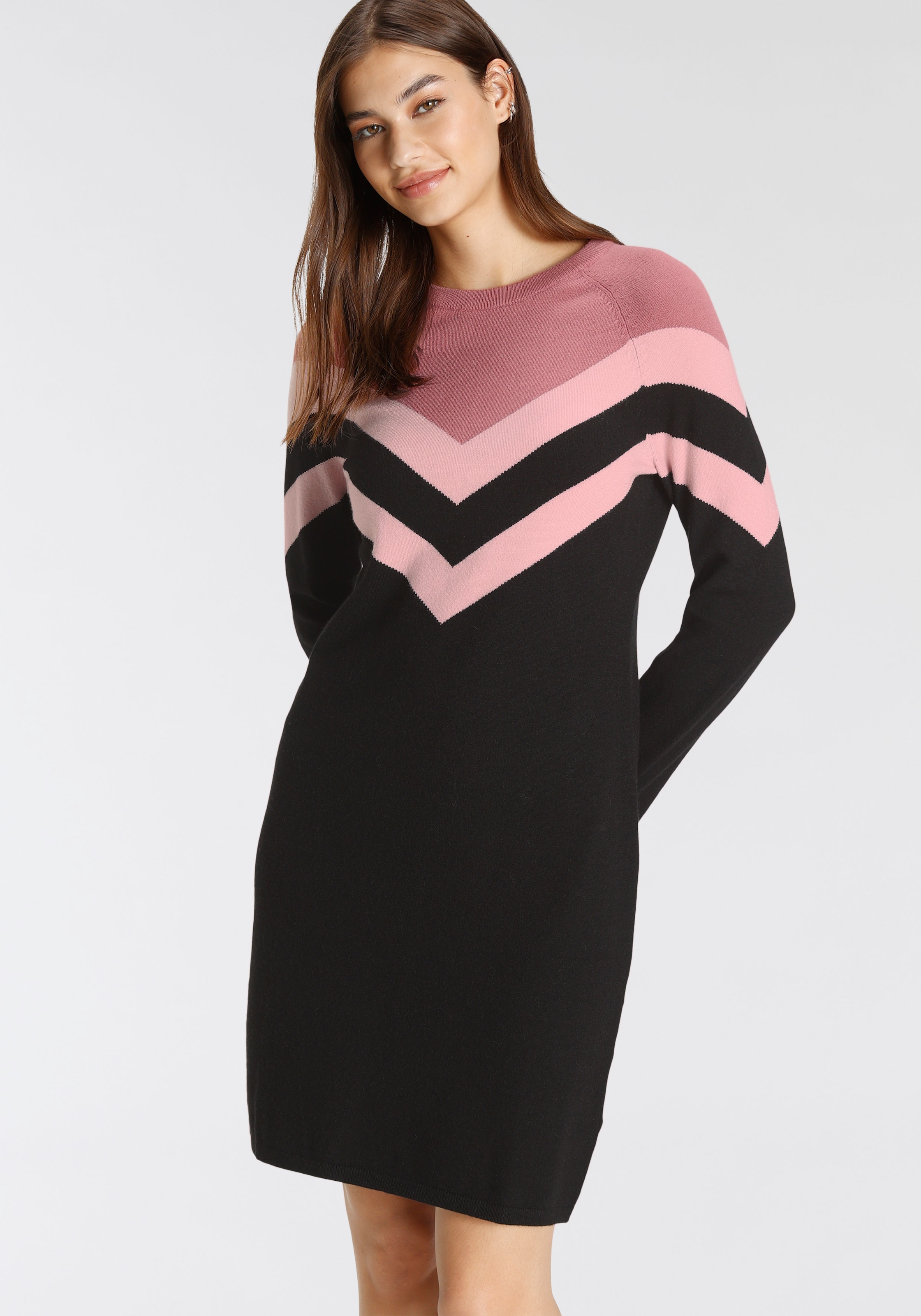 Tamaris Strickkleid, mit kaufen online bei Schweiz Streifen-Muster Jelmoli-Versand