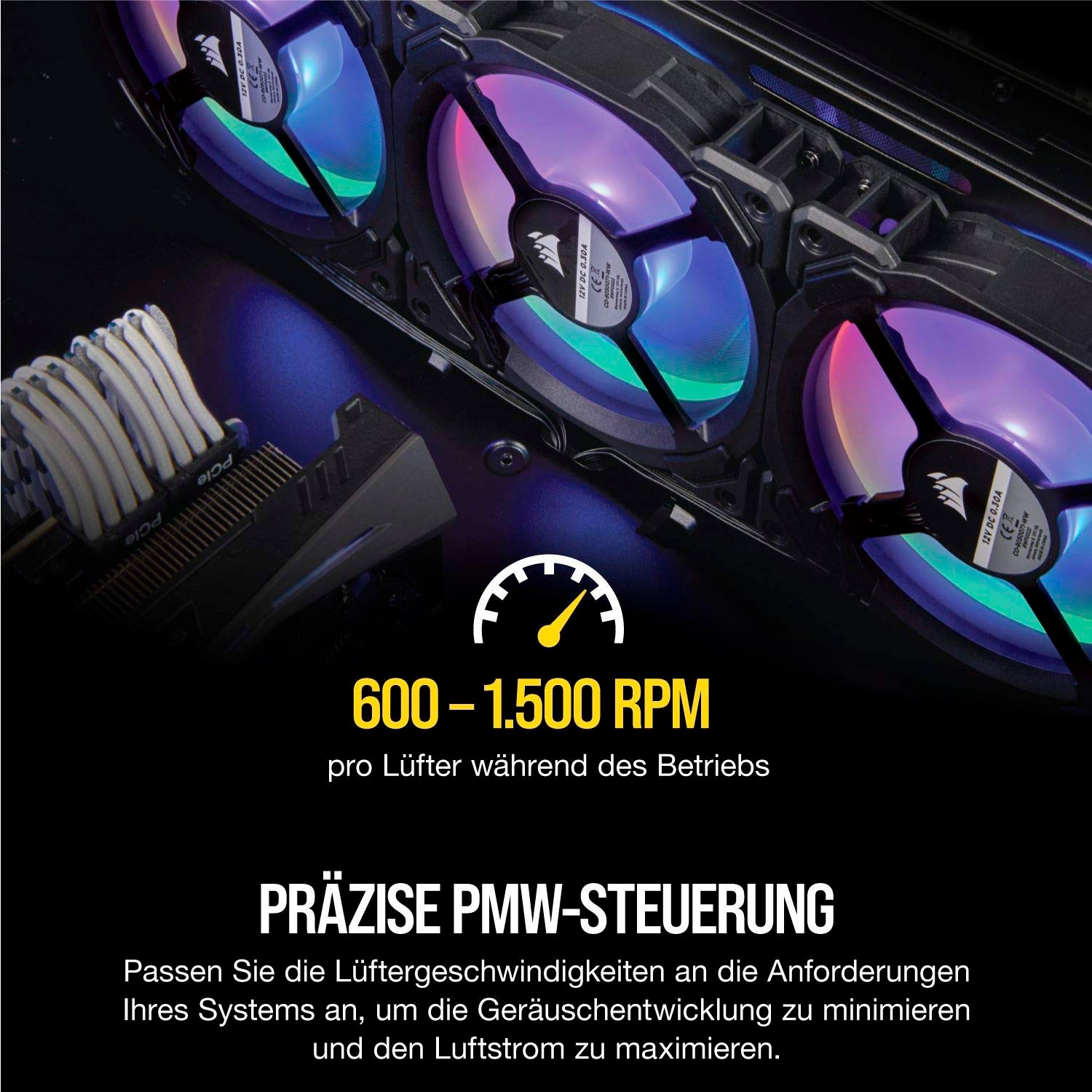Corsair Gehäuselüfter »Corsair LL140 RGB LED PWM«