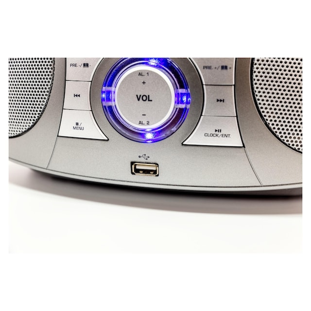 ➥ Soundmaster Digitalradio (DAB+) »SCD1800 Grau«, (Digitalradio (DAB+)-FM- Tuner) jetzt bestellen | Jelmoli-Versand