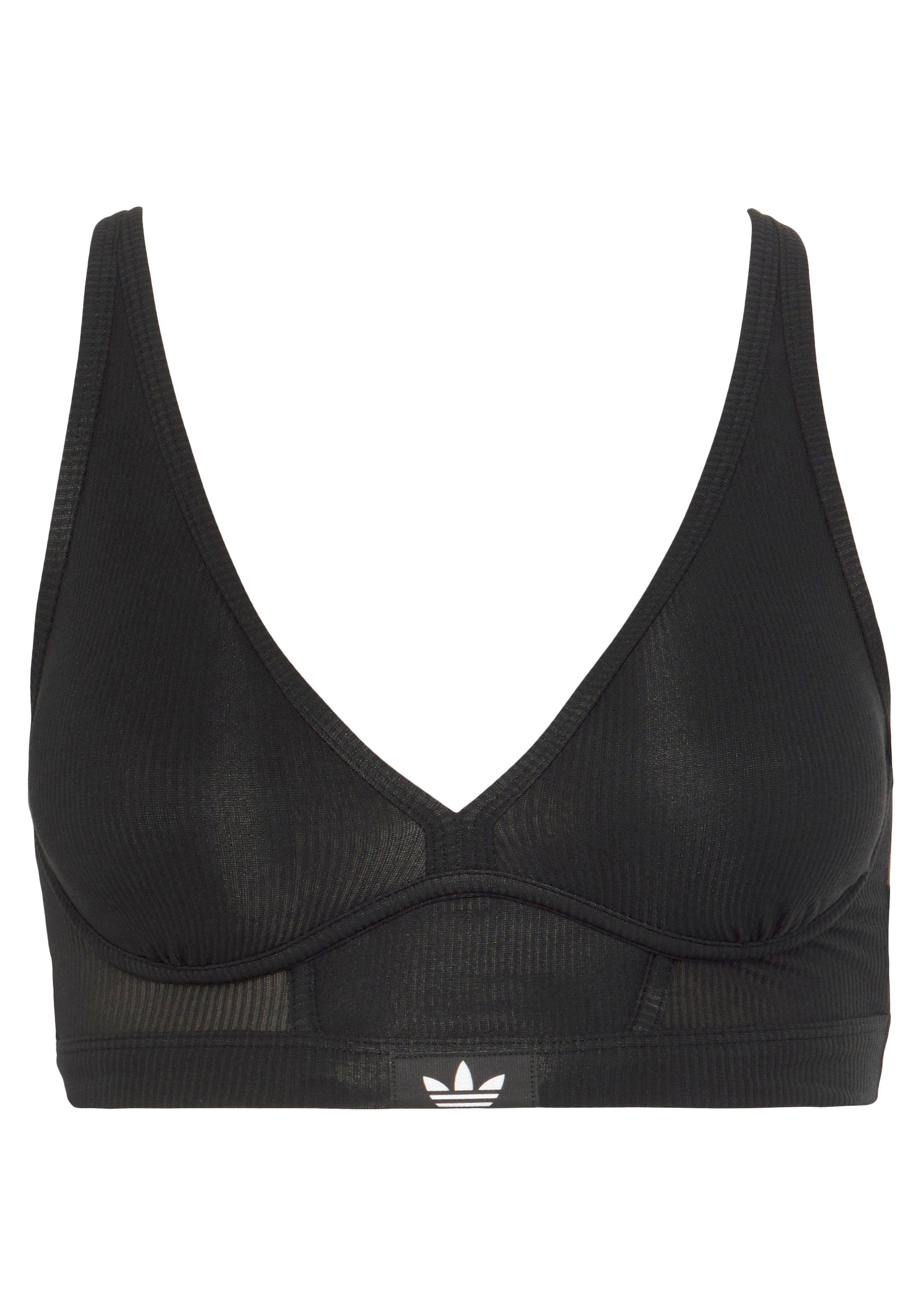 adidas Originals Bustier »Flex Ribbed Cotton«, extra weiches Gefühl auf der Haut, reibungsfrei und pillingresistent