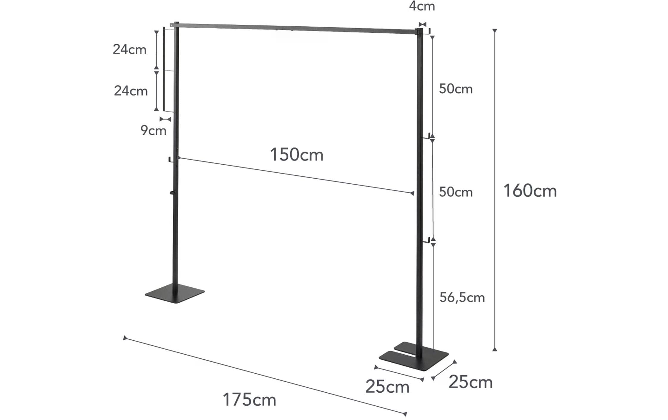 Yamazaki Garderobenständer »Tower 160 x 175 cm«