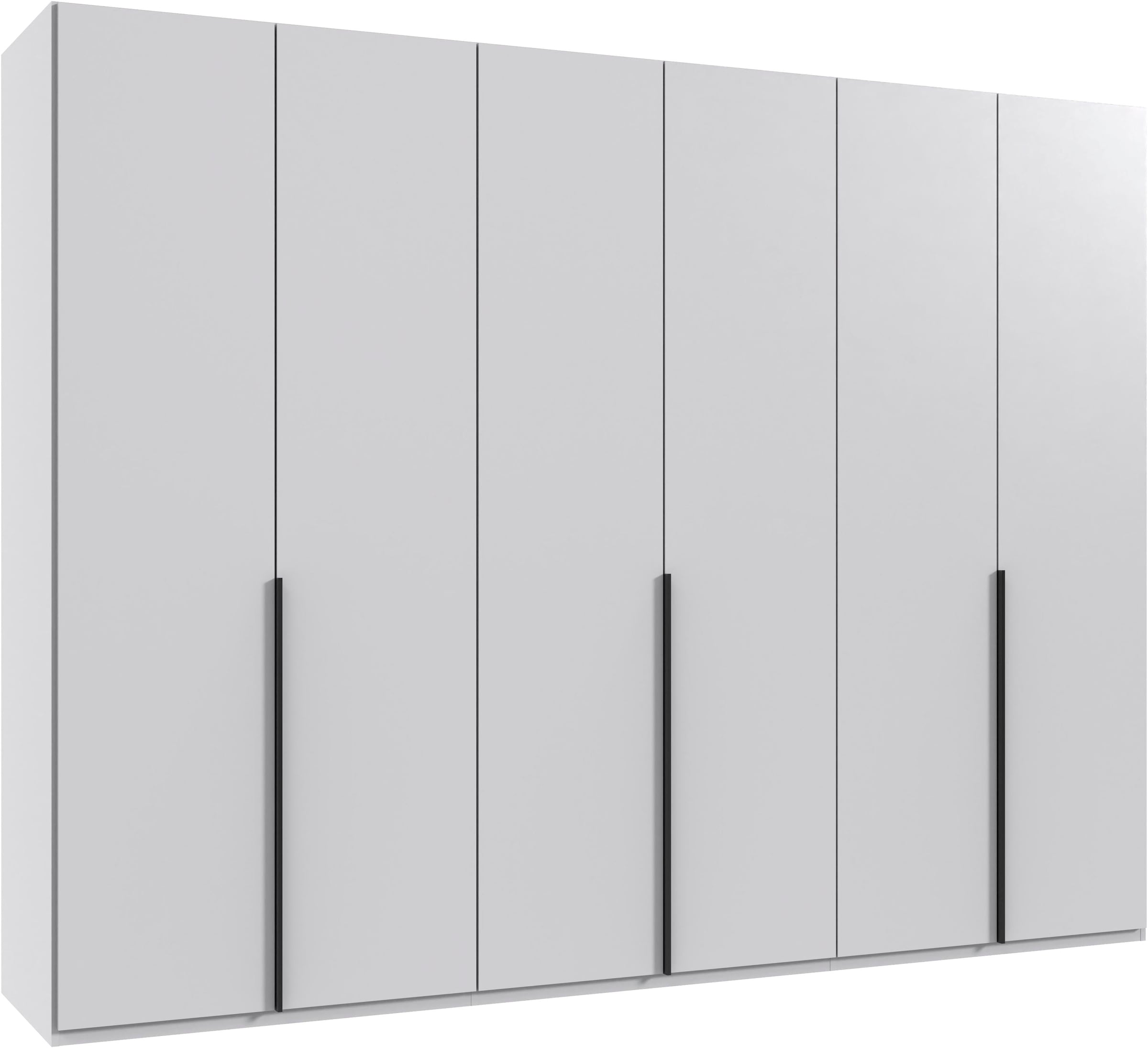 Wimex Kleiderschrank »Mugano,in 5 Breiten,2 Höhen,2 Tiefen, viele Farben, Made in Germany« in Basic oder Premium Ausstattung, mit langen Griffen aus Metall, mit oder ohne Spiegel
