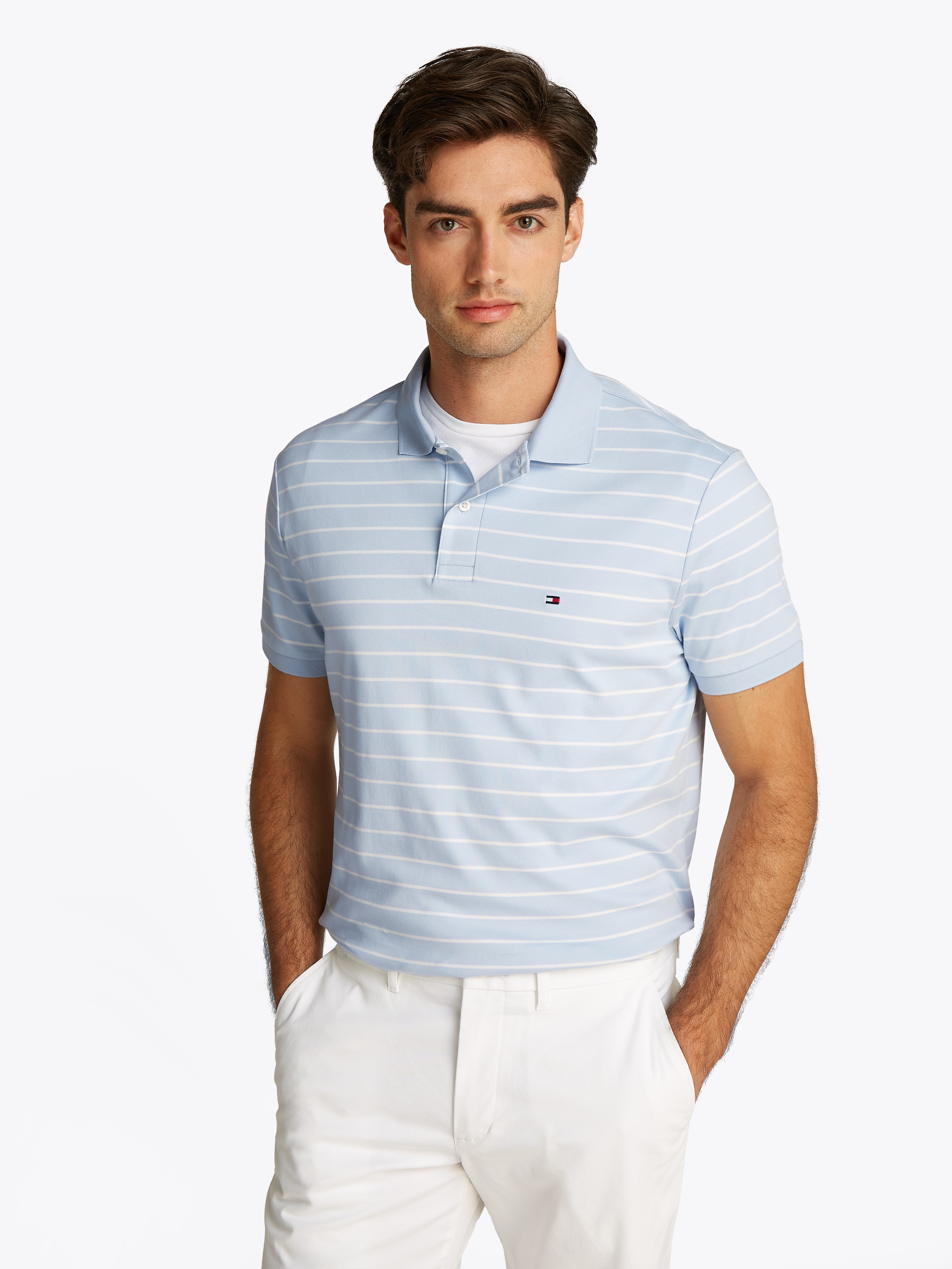 Tommy Hilfiger Poloshirt »LIQUID COTTON REG SEASONAL POLO« mit Logostickerei
